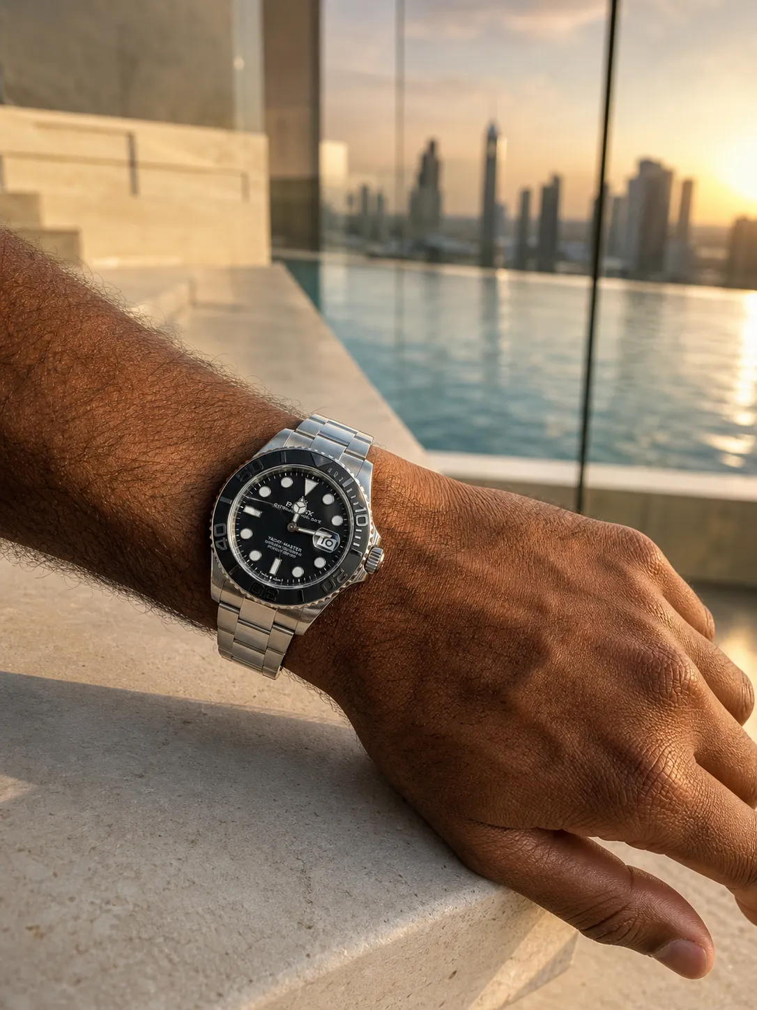 Rolex Yacht-Master 42-Style Black Dial Watch D526519441