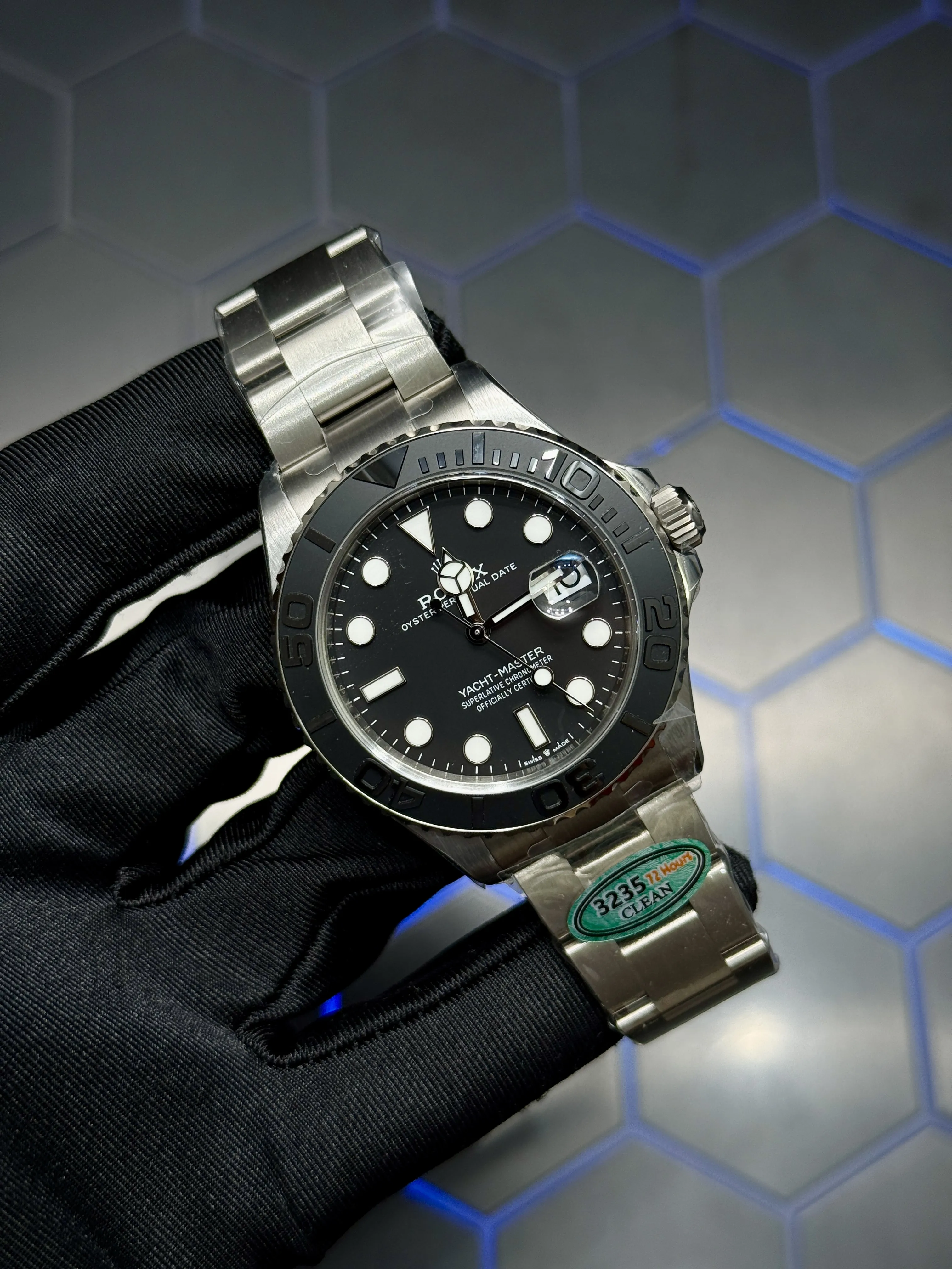 Rolex Yacht-Master 42-Style Black Dial Watch D526519441 — view 2