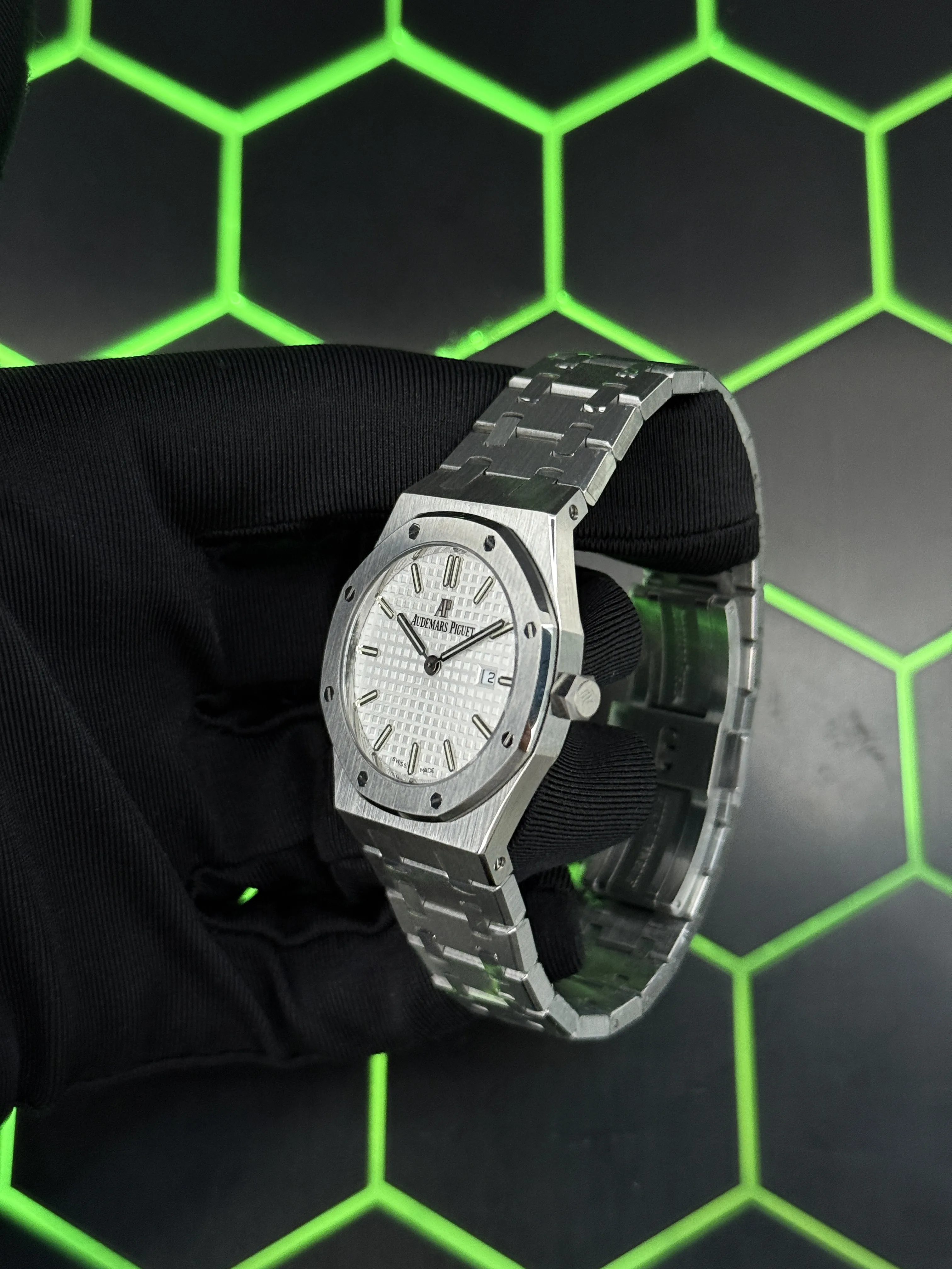 AP Royal Oak-Style Silver-Tone White Dial Watch D438819465 — view 6