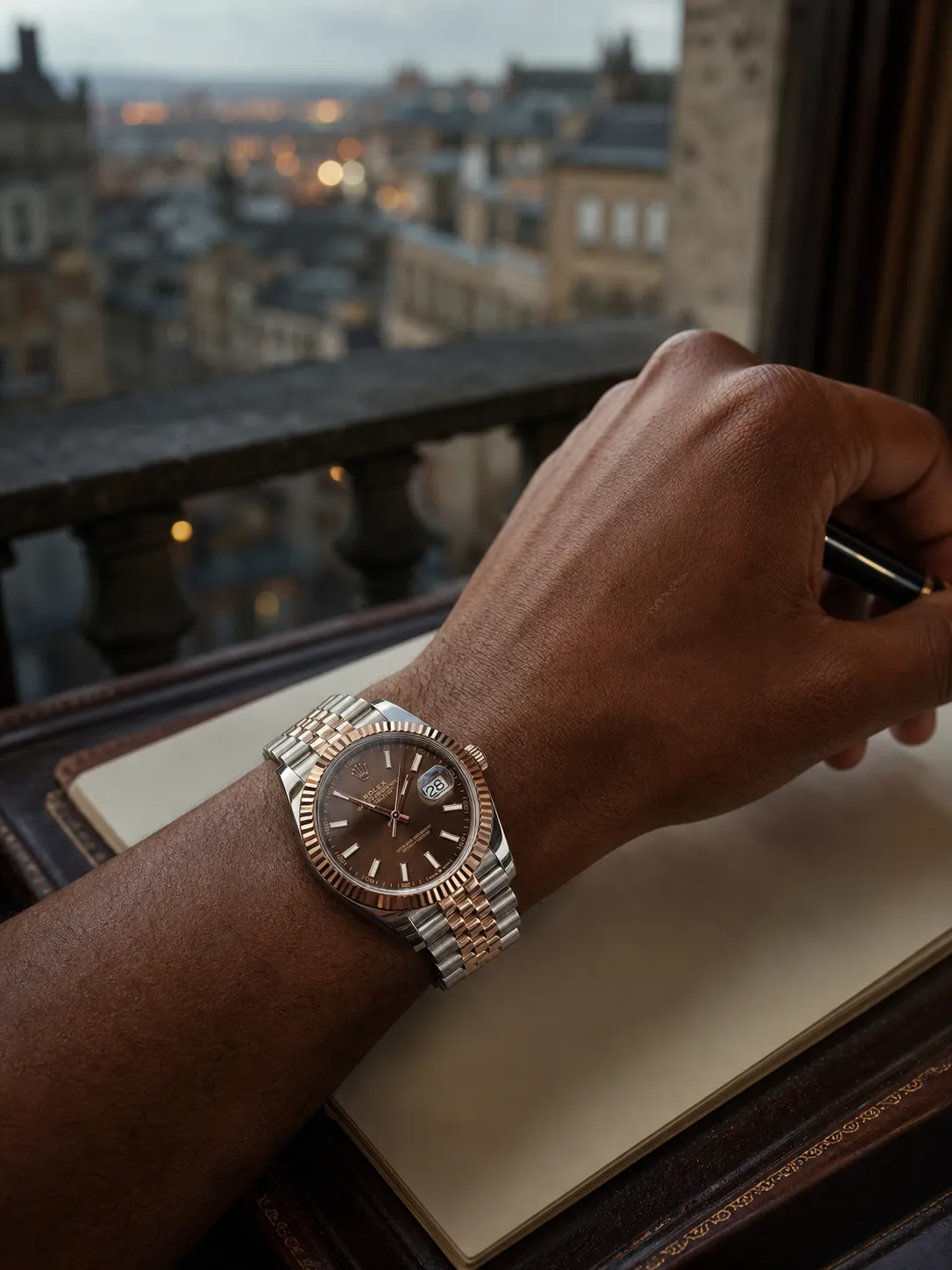 Rolex Datejust 41-Style Two-Tone Chocolate Dial Jubilee Watch D391519470