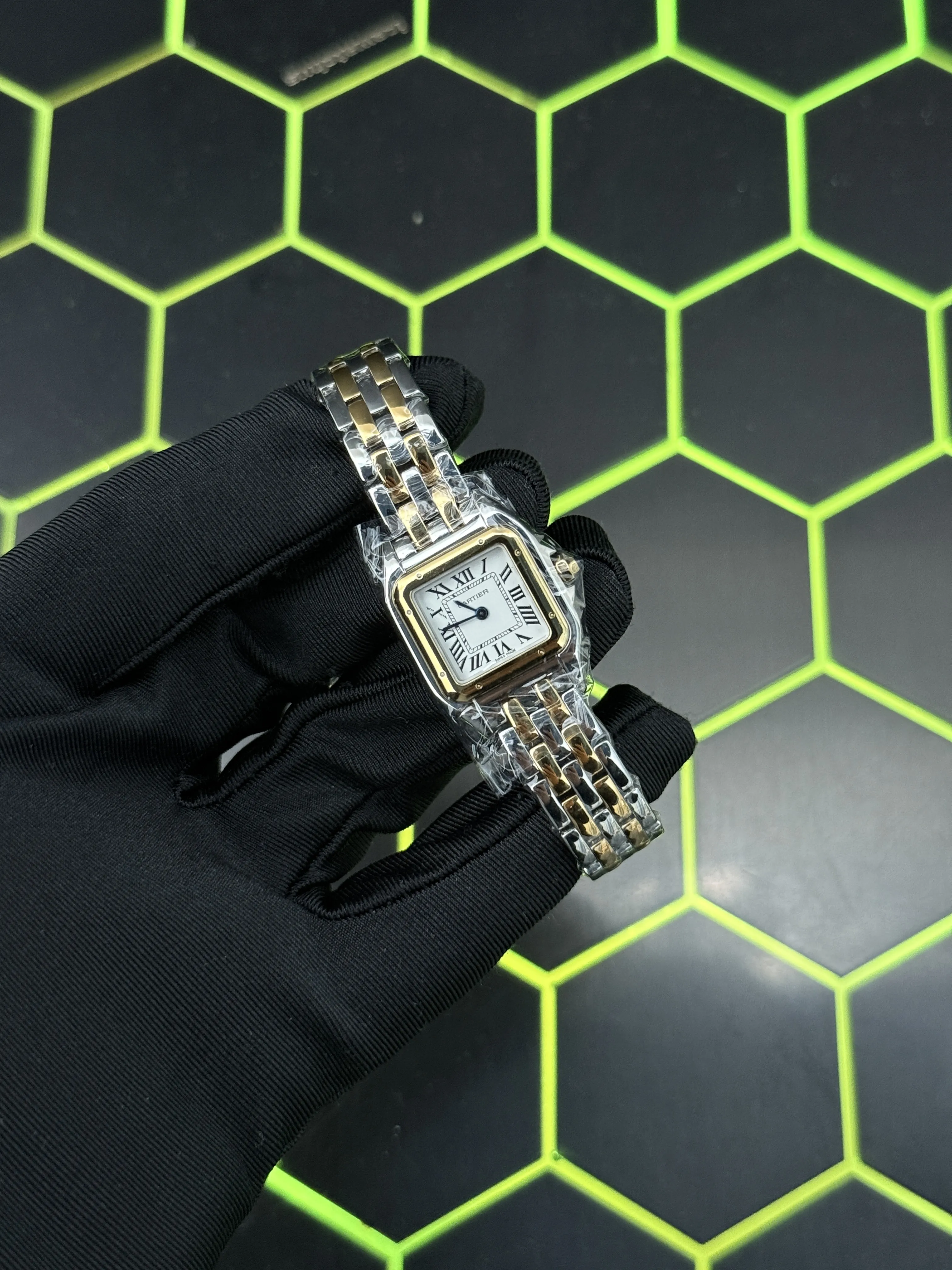 Cartier Panthere-Style Small Two-Tone Roman Dial Watch D324019477 — view 2