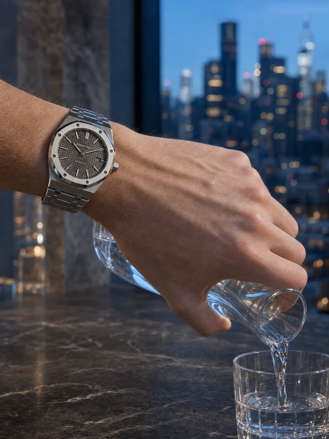 Audemars Piguet Royal Oak-Style Silver Grey Dial Watch D459019504
