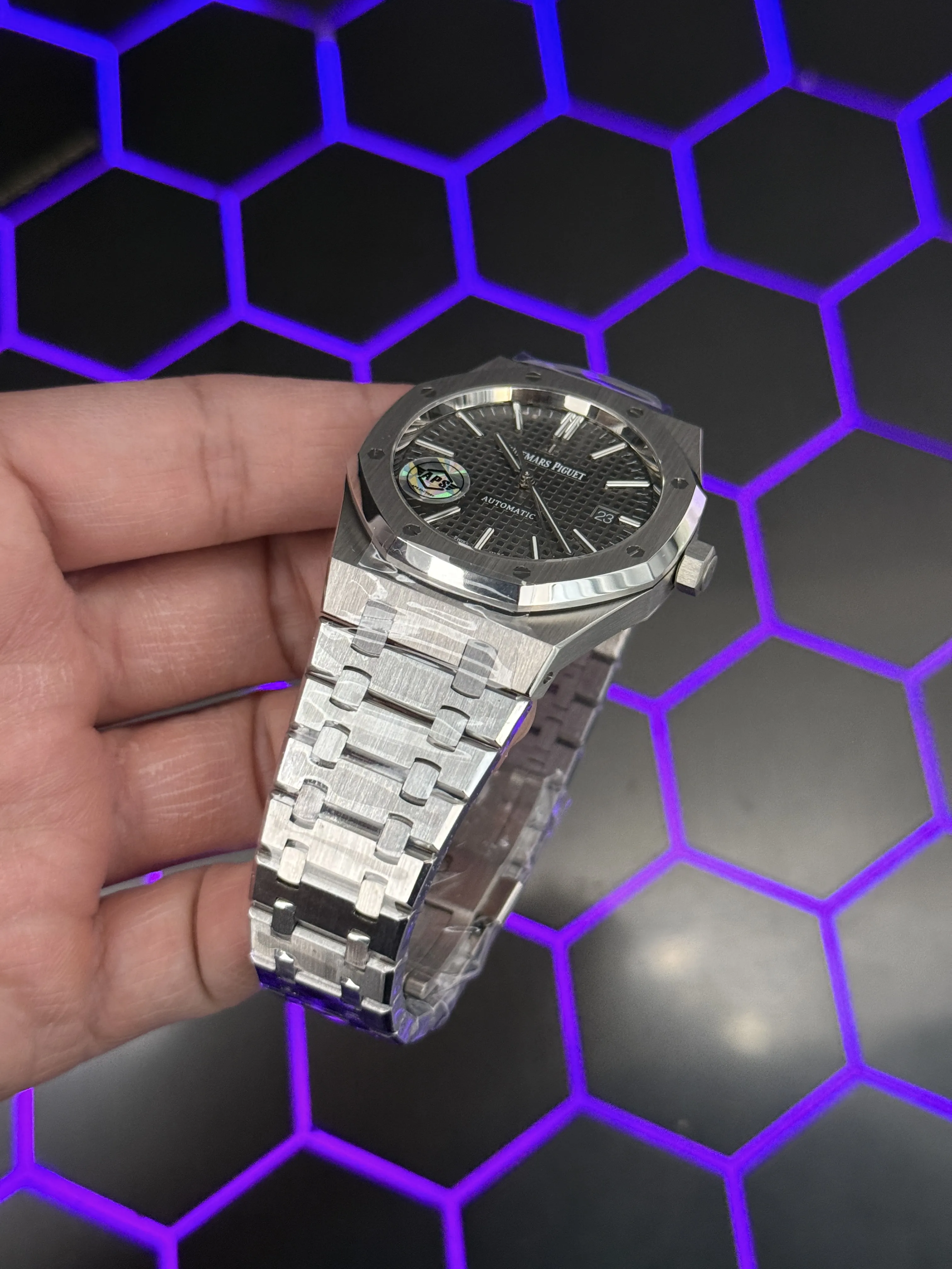 Audemars Piguet Royal Oak-Style Silver Grey Dial Watch D459019504 — view 8