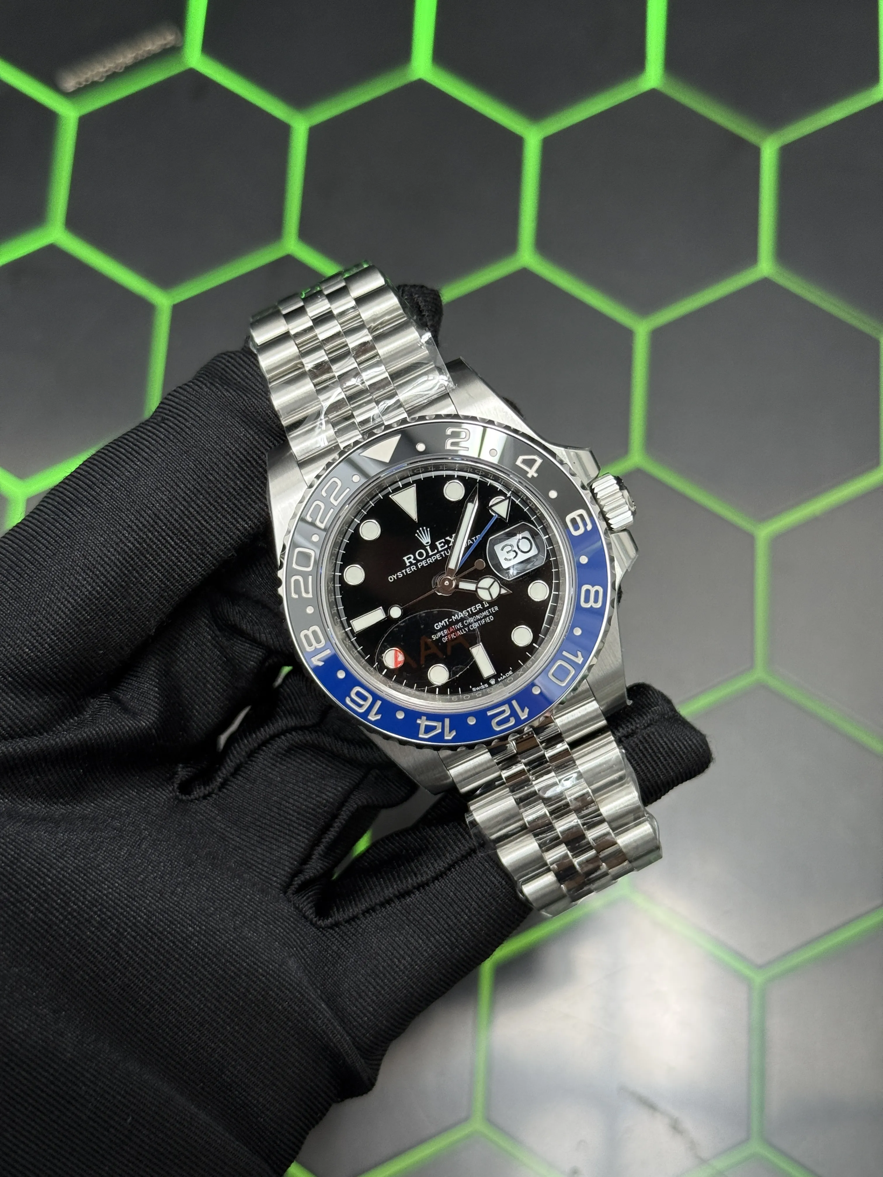 Rolex GMT-Master II-Style Black-and-Blue Bezel Watch D459019510 — view 2