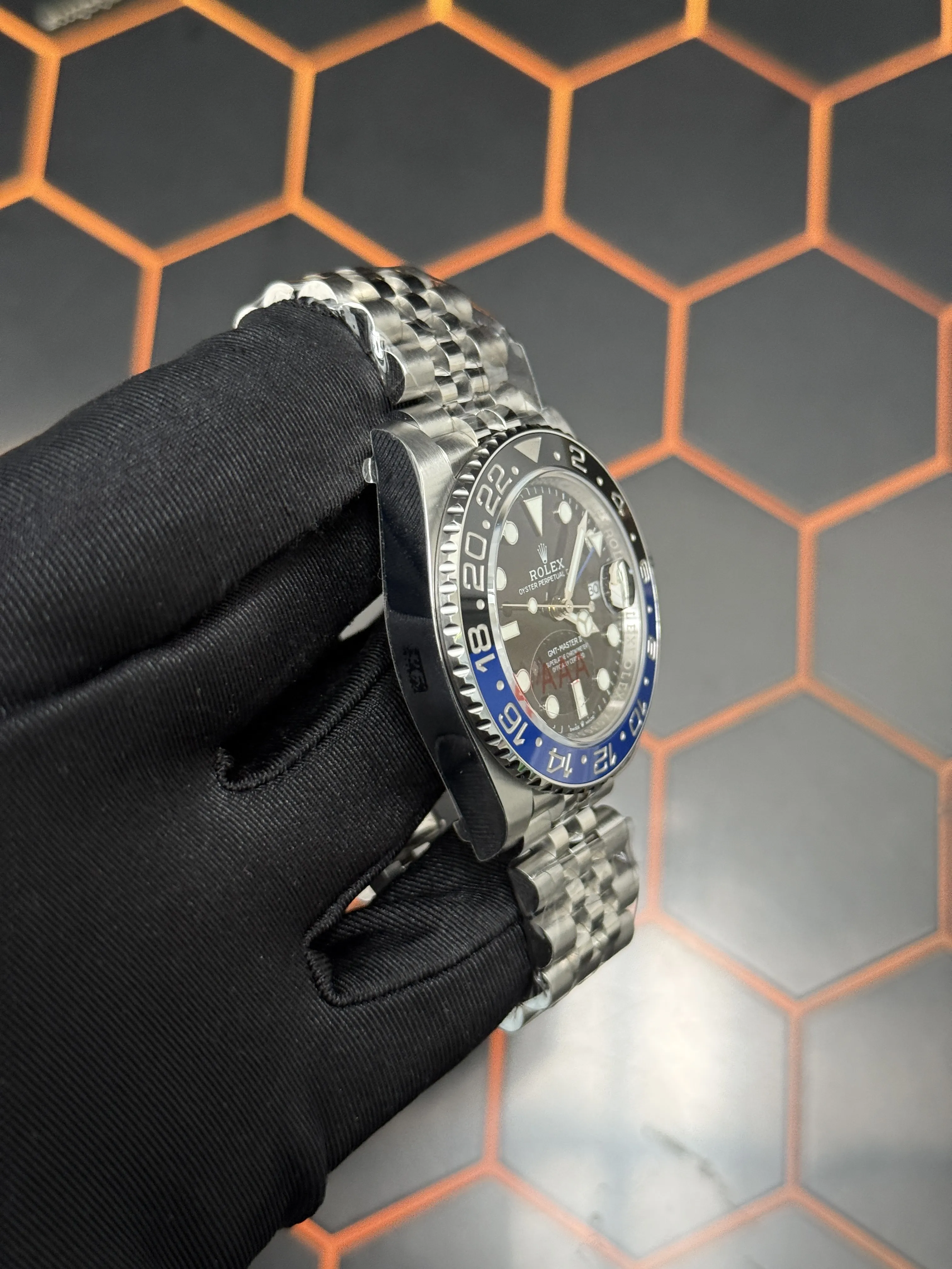 Rolex GMT-Master II-Style Black-and-Blue Bezel Watch D459019510 — view 4