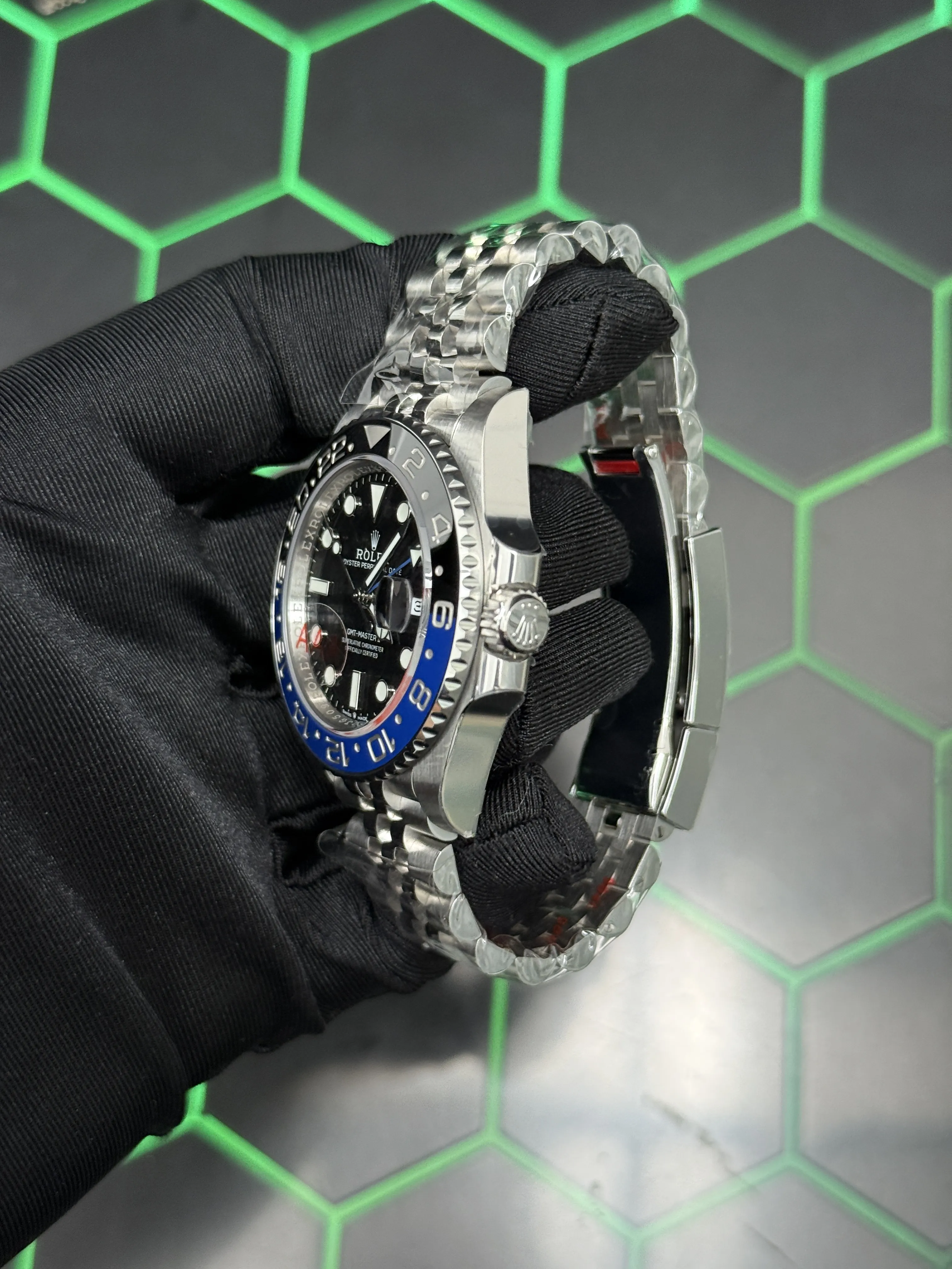 Rolex GMT-Master II-Style Black-and-Blue Bezel Watch D459019510 — view 6