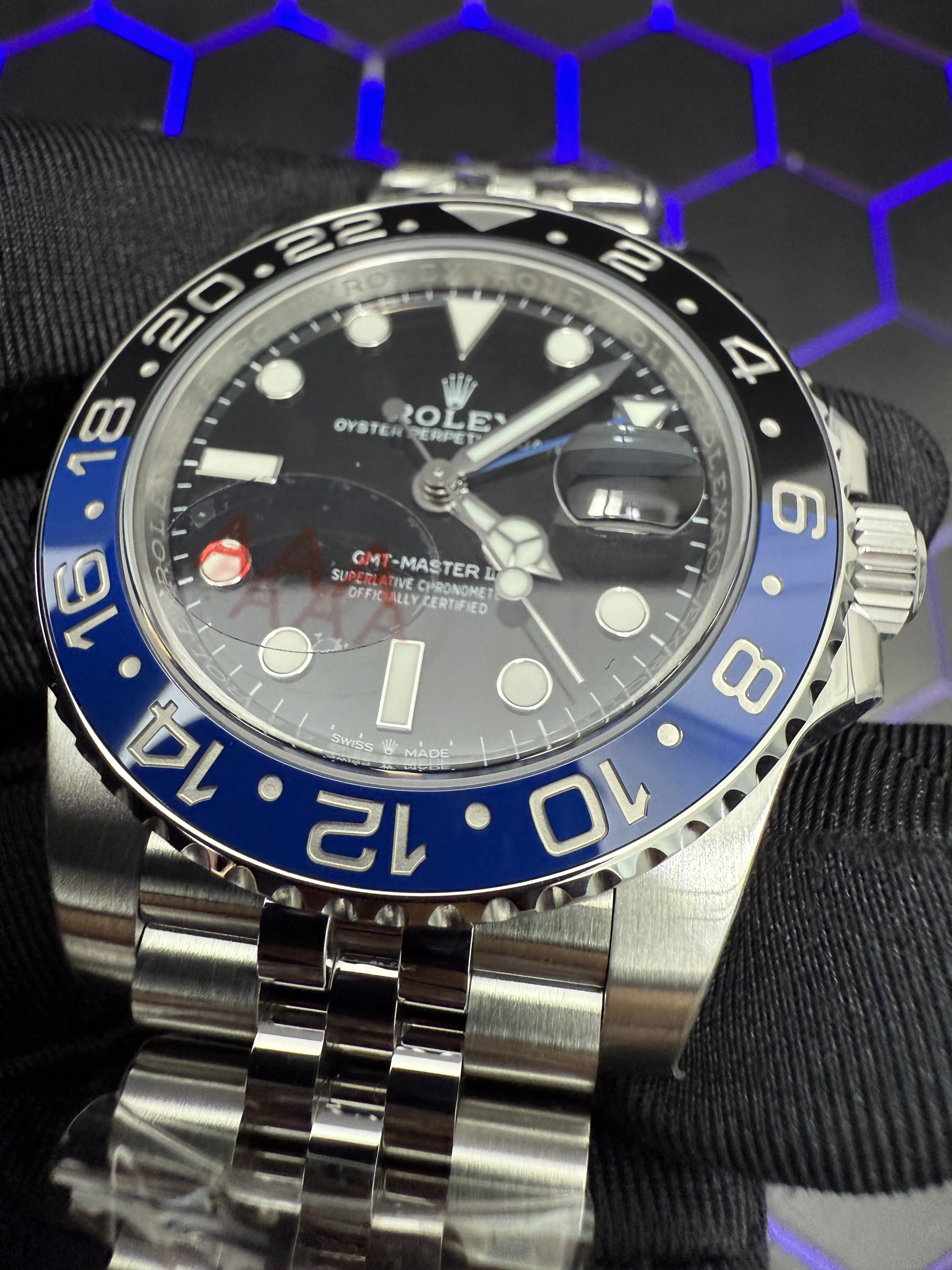 Rolex GMT-Master II-Style Black-and-Blue Bezel Watch D459019510 — view 12