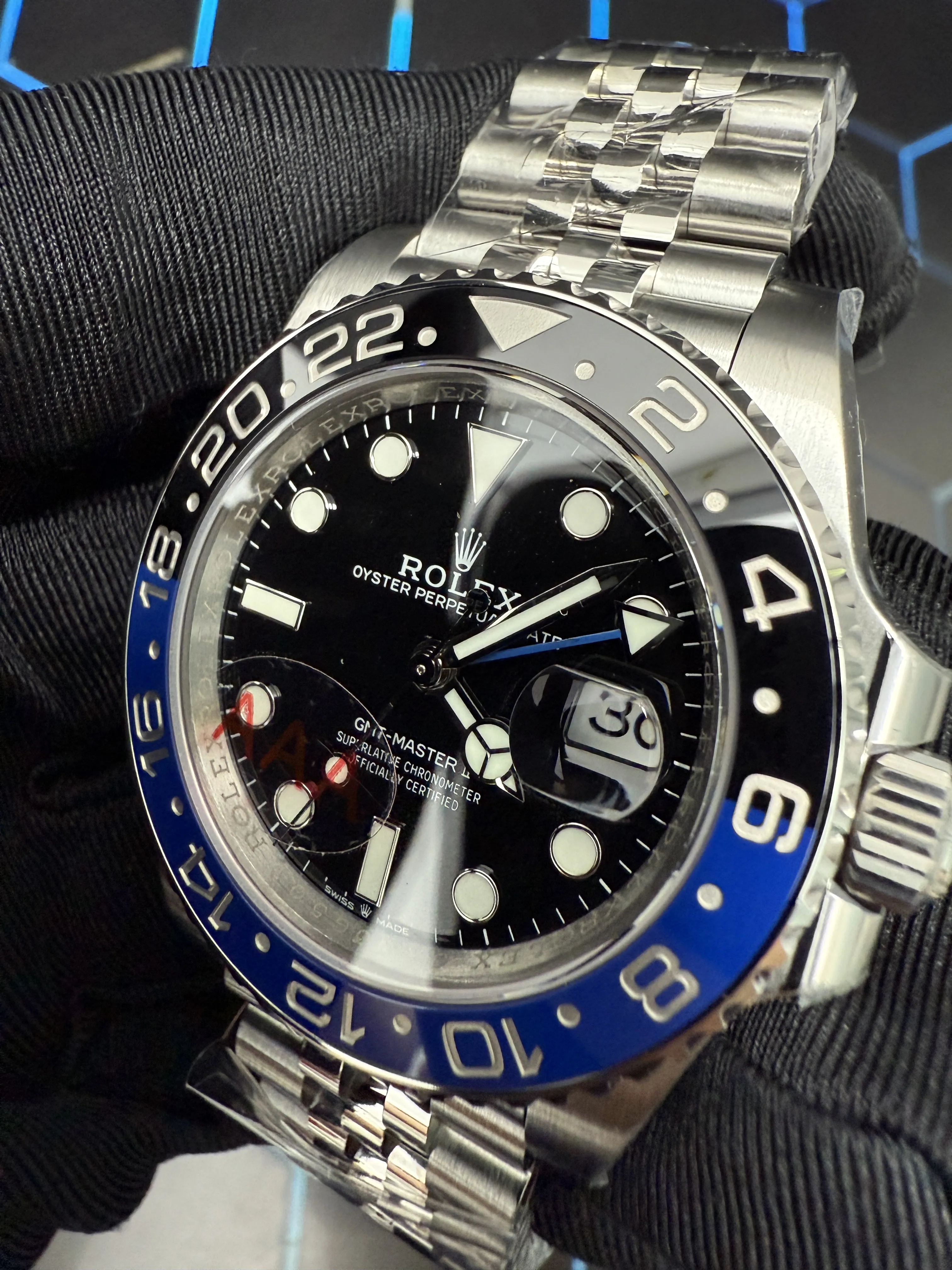 Rolex GMT-Master II-Style Black-and-Blue Bezel Watch D459019510 — view 14