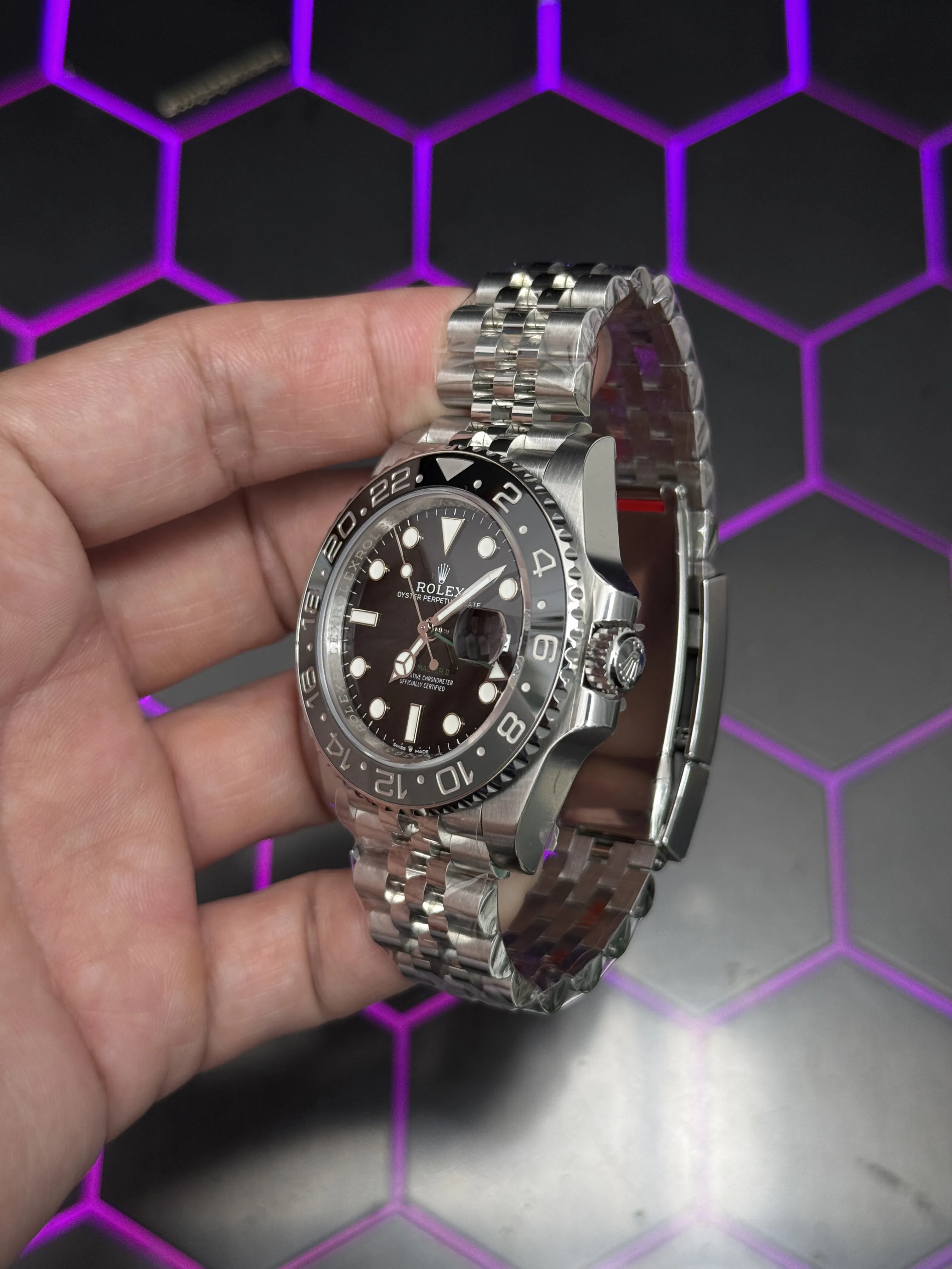 Rolex GMT-Master II-Style Black-and-Grey Bezel Watch D506319521 — view 6