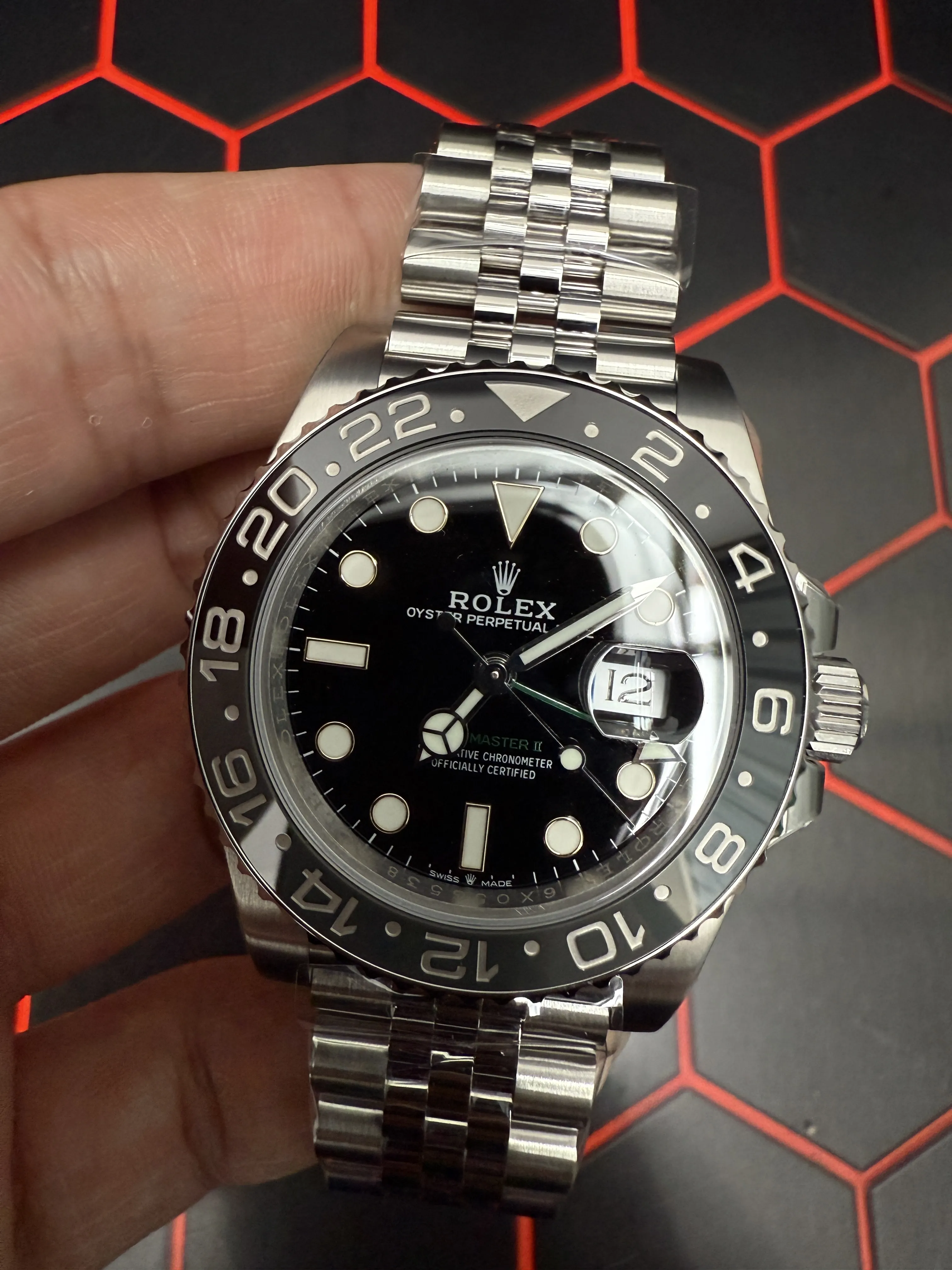 Rolex GMT-Master II-Style Black-and-Grey Bezel Watch D506319521 — view 11