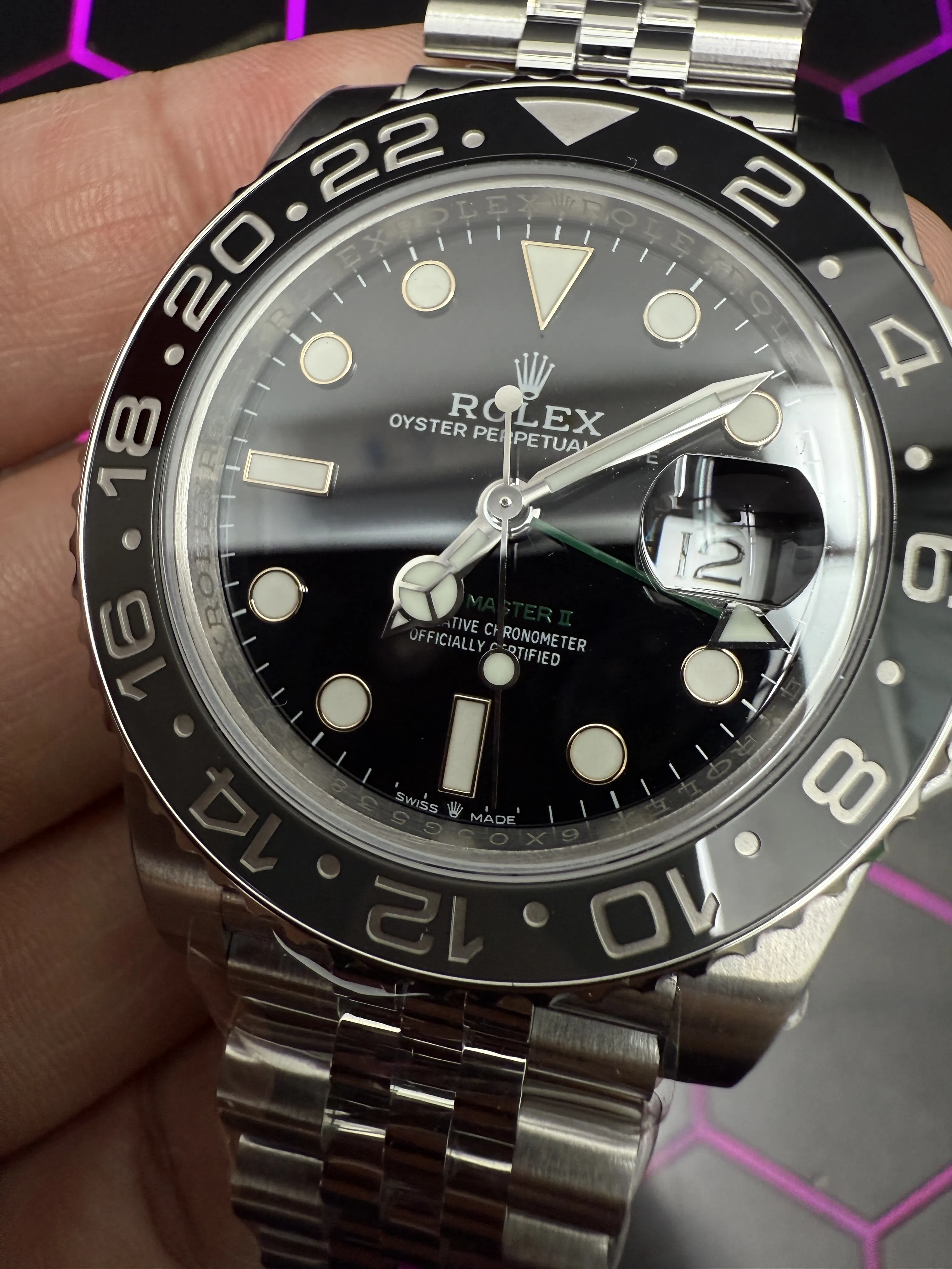 Rolex GMT-Master II-Style Black-and-Grey Bezel Watch D506319521 — view 13