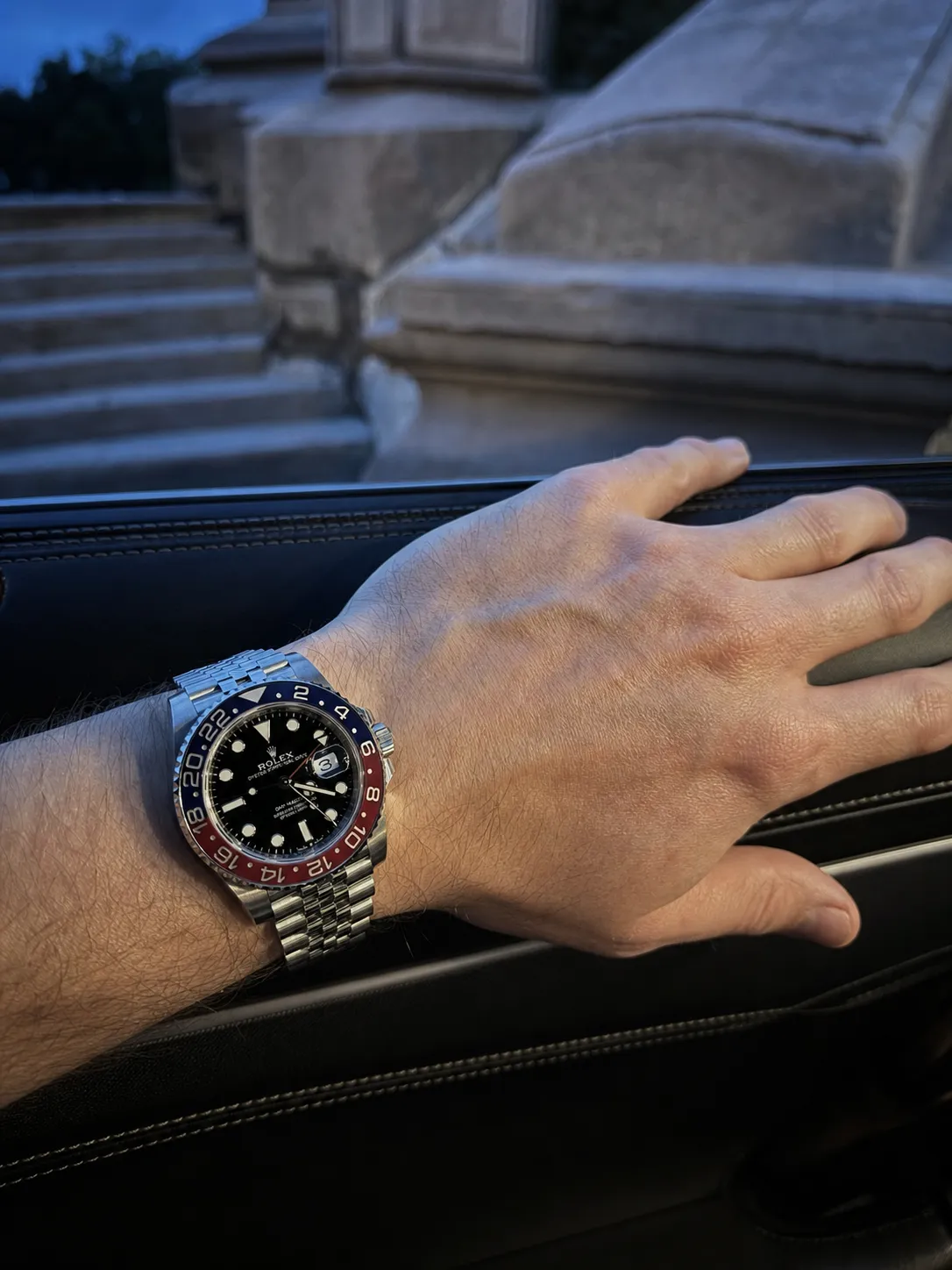 Rolex GMT-Master II-Style Red-and-Blue Bezel Watch D459019523