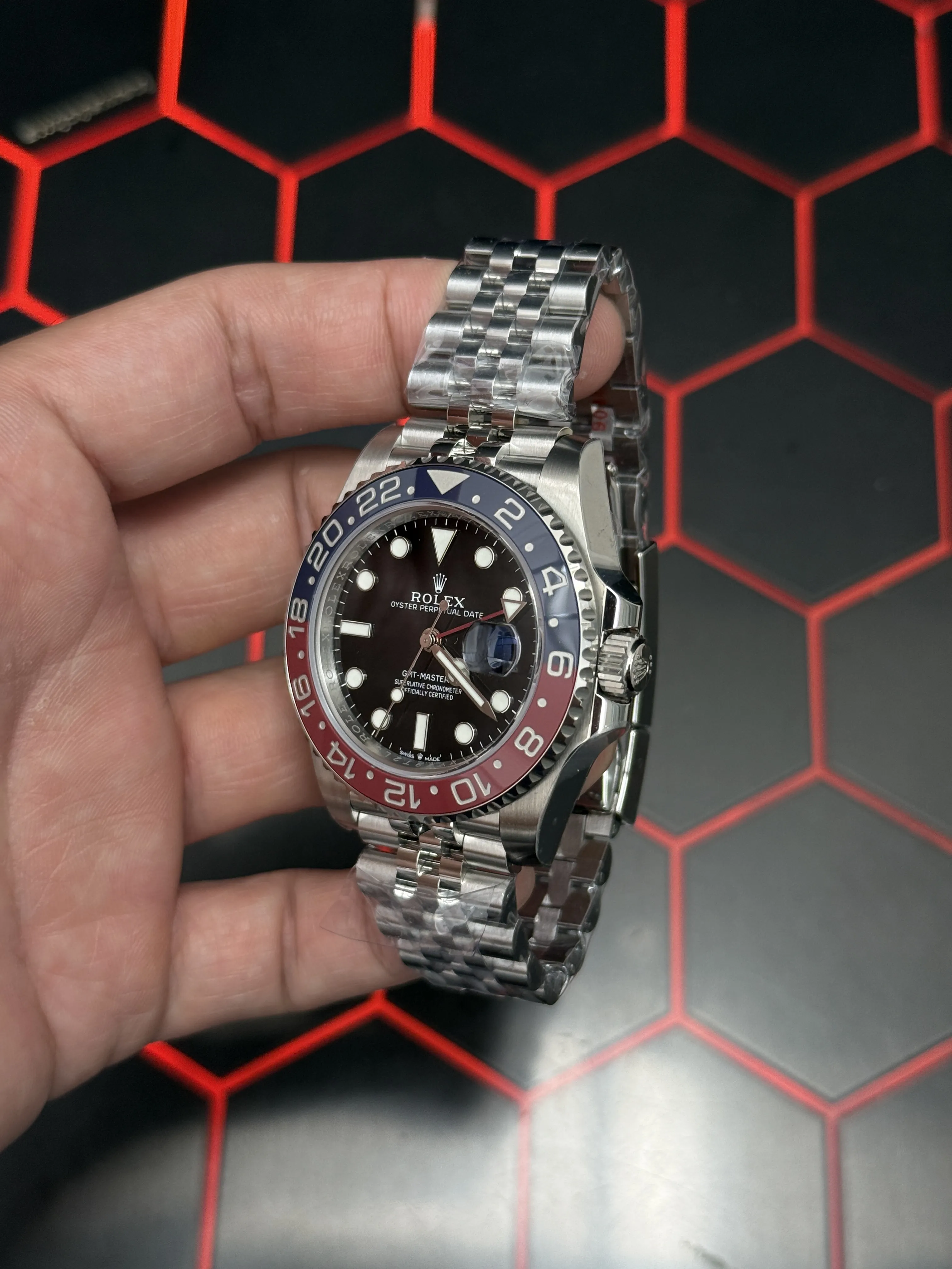 Rolex GMT-Master II-Style Red-and-Blue Bezel Watch D459019523 — view 5