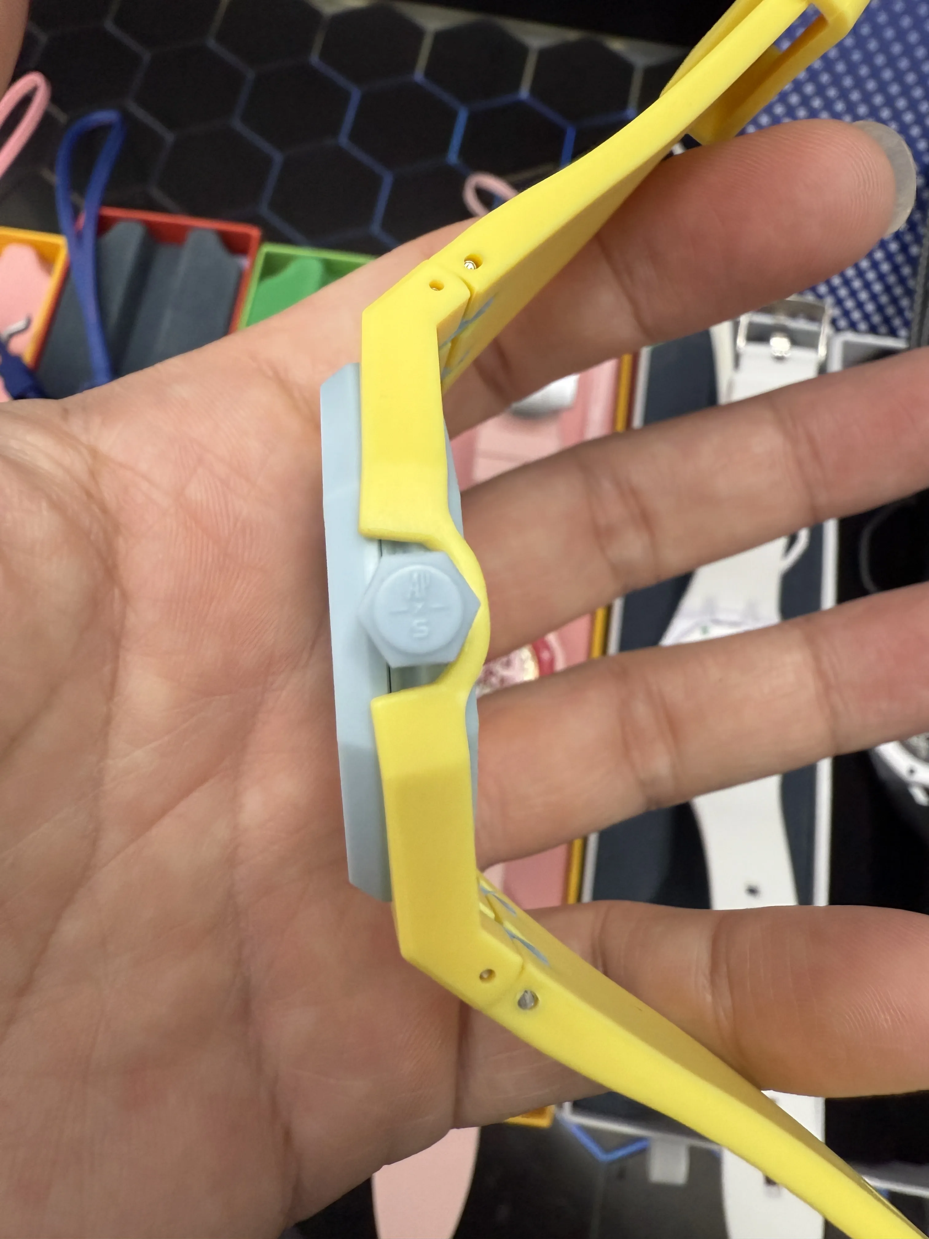 Audemars Piguet Royal Oak-Style Yellow Ice-Blue Strap Watch D202519528 — view 3