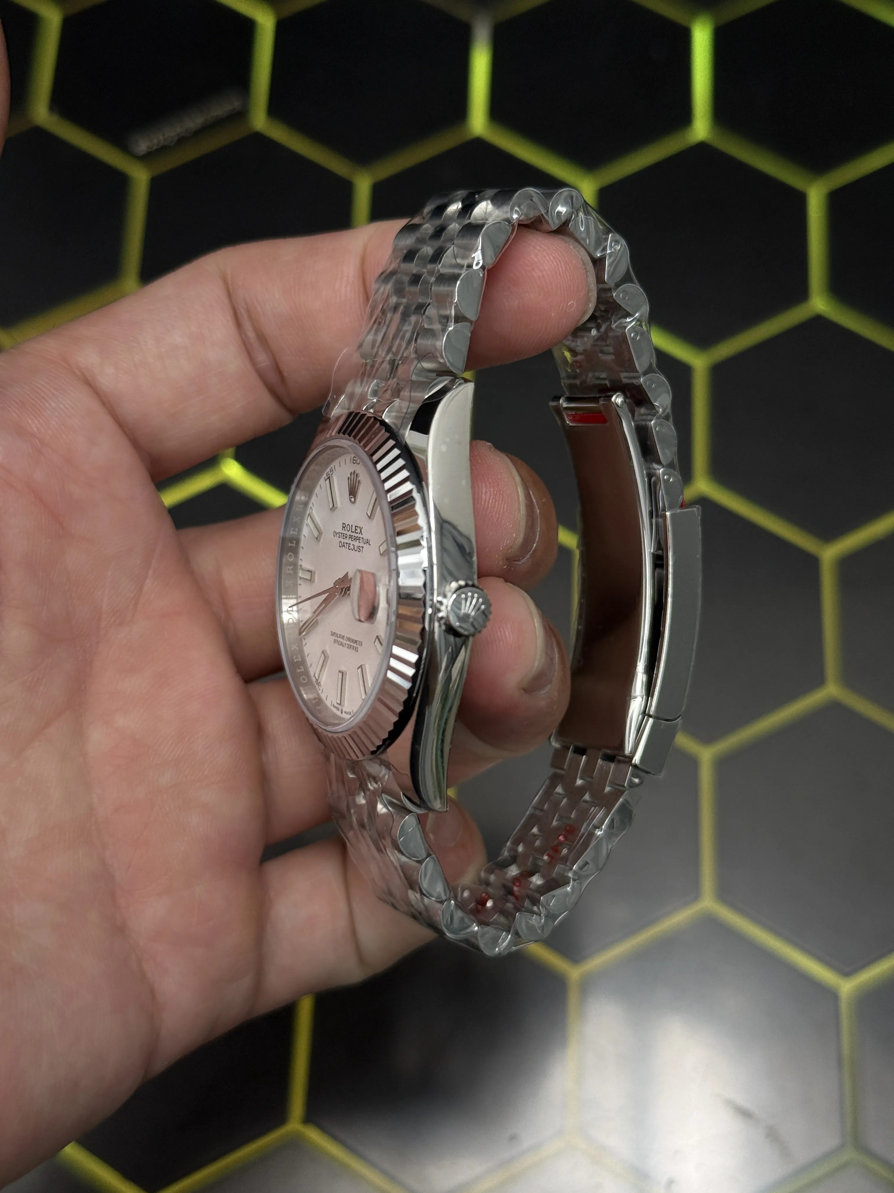 Rolex Datejust 41-Style Silver White Dial Jubilee Watch D391519535 — view 5