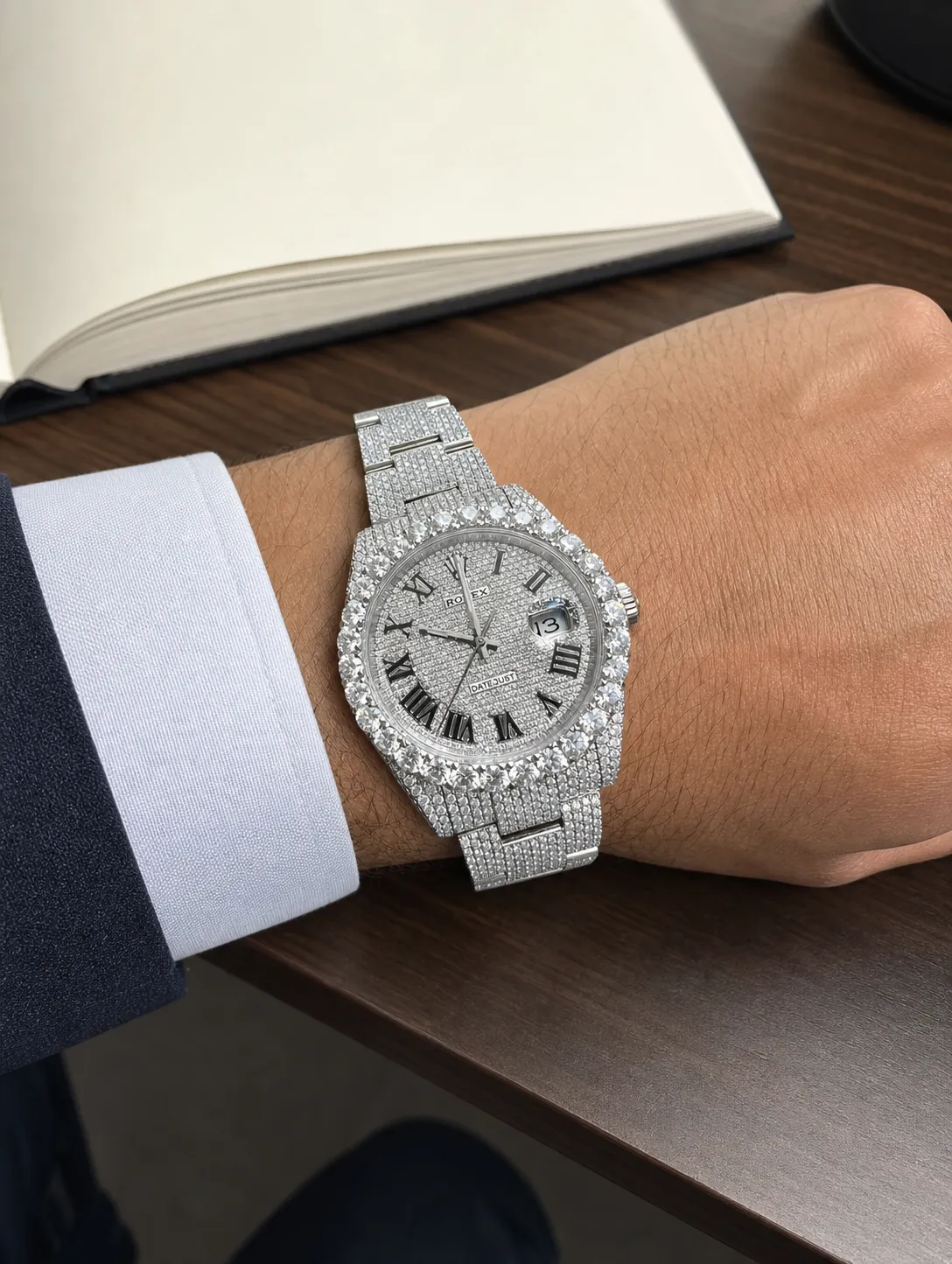 Datejust 41mm Icedout Pavé Dial Watch D1147519247