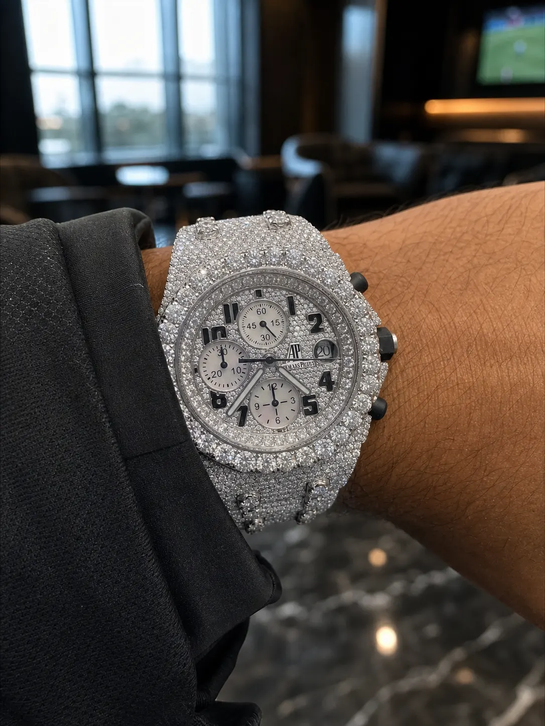 Royal Oak Offshore 42mm Icedout Chronograph D1552519261