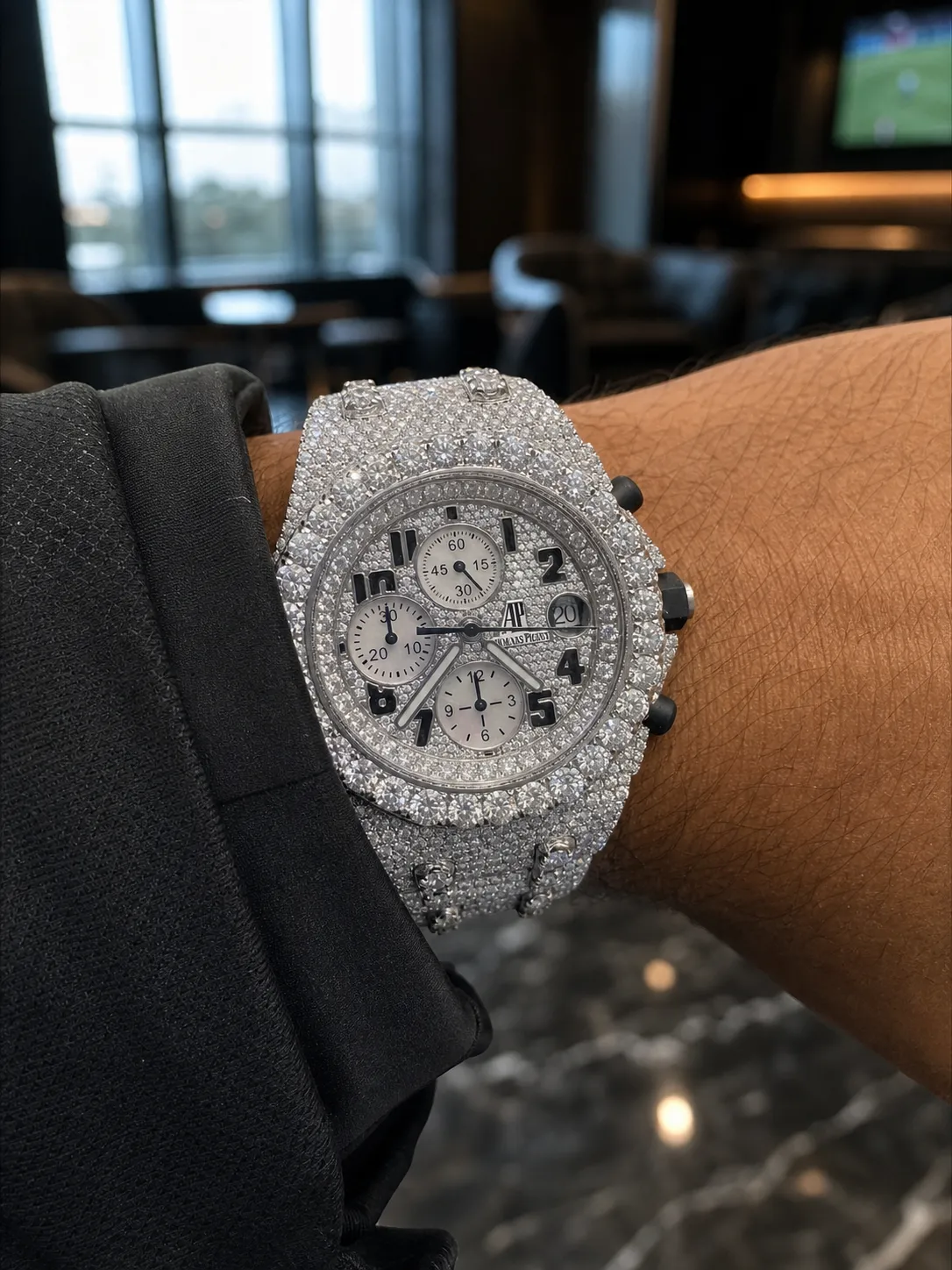 Royal Oak Offshore 42mm Icedout Chronograph D1552519261