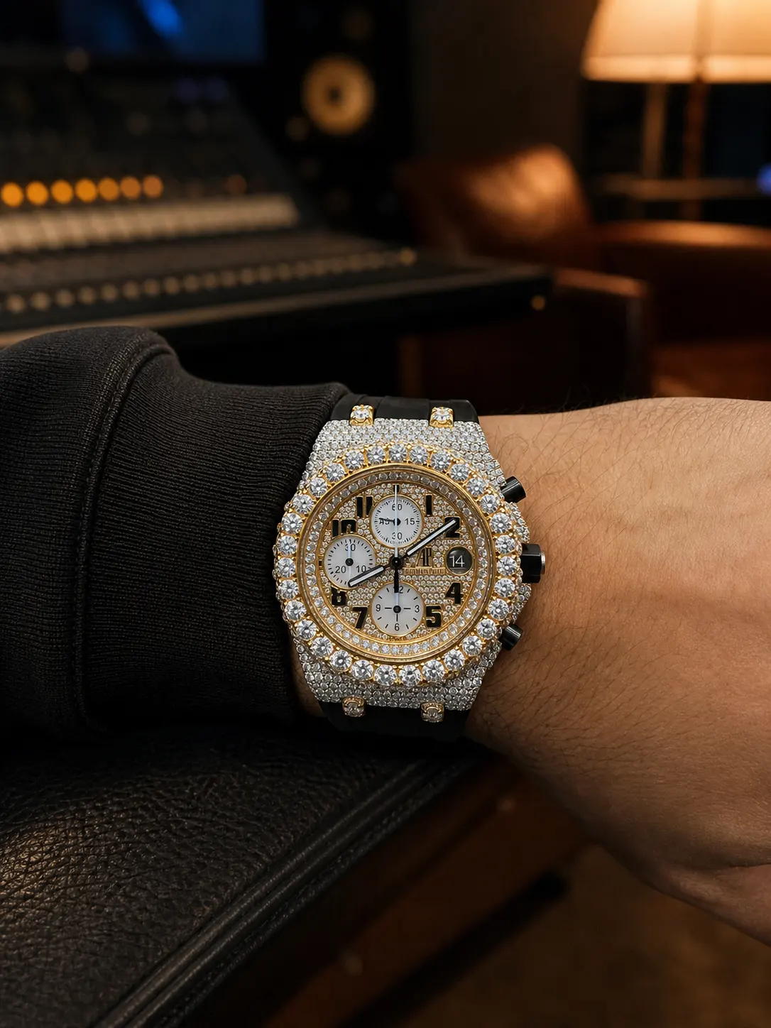 Royal Oak Offshore Icedout Chronograph Watch D877519281