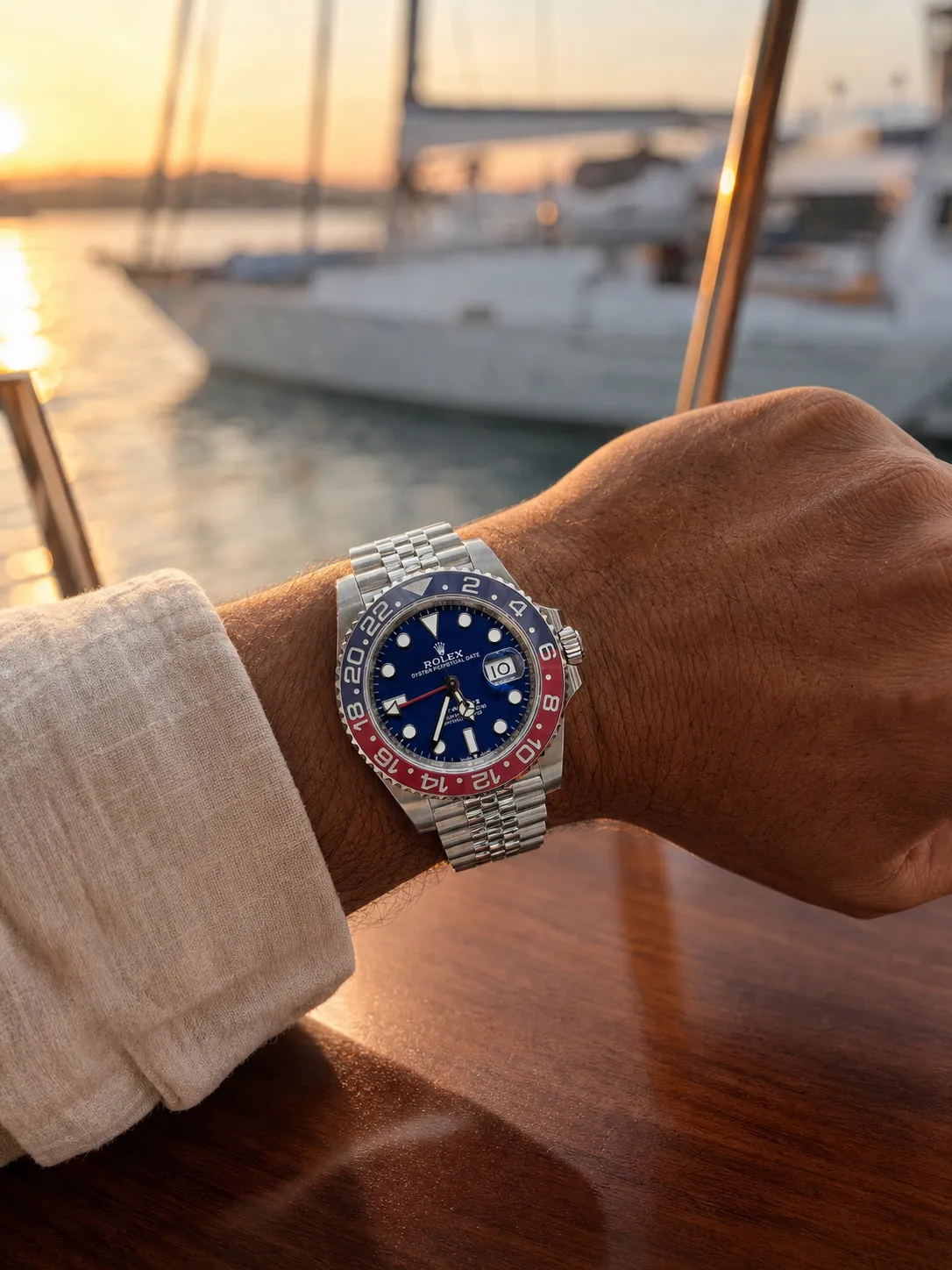 GMT-Master II 'Pepsi' Jubilee Bracelet Watch D417219382