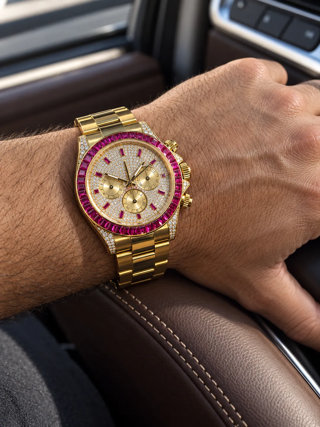 Rolex Daytona Gold-tone Watch 0296 D607519798