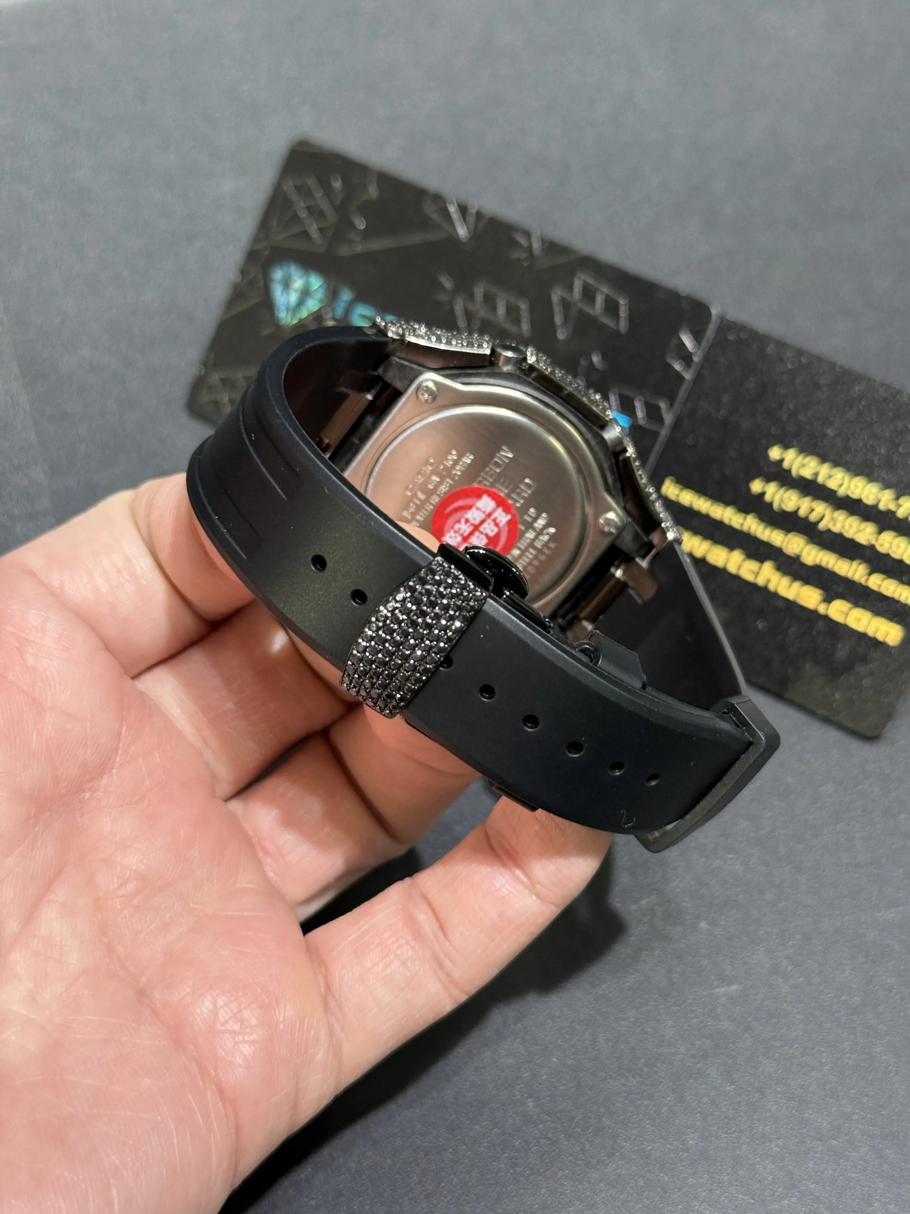 Independent Cushion Case Gunmetal Watch 0341 D405019803 — view 7
