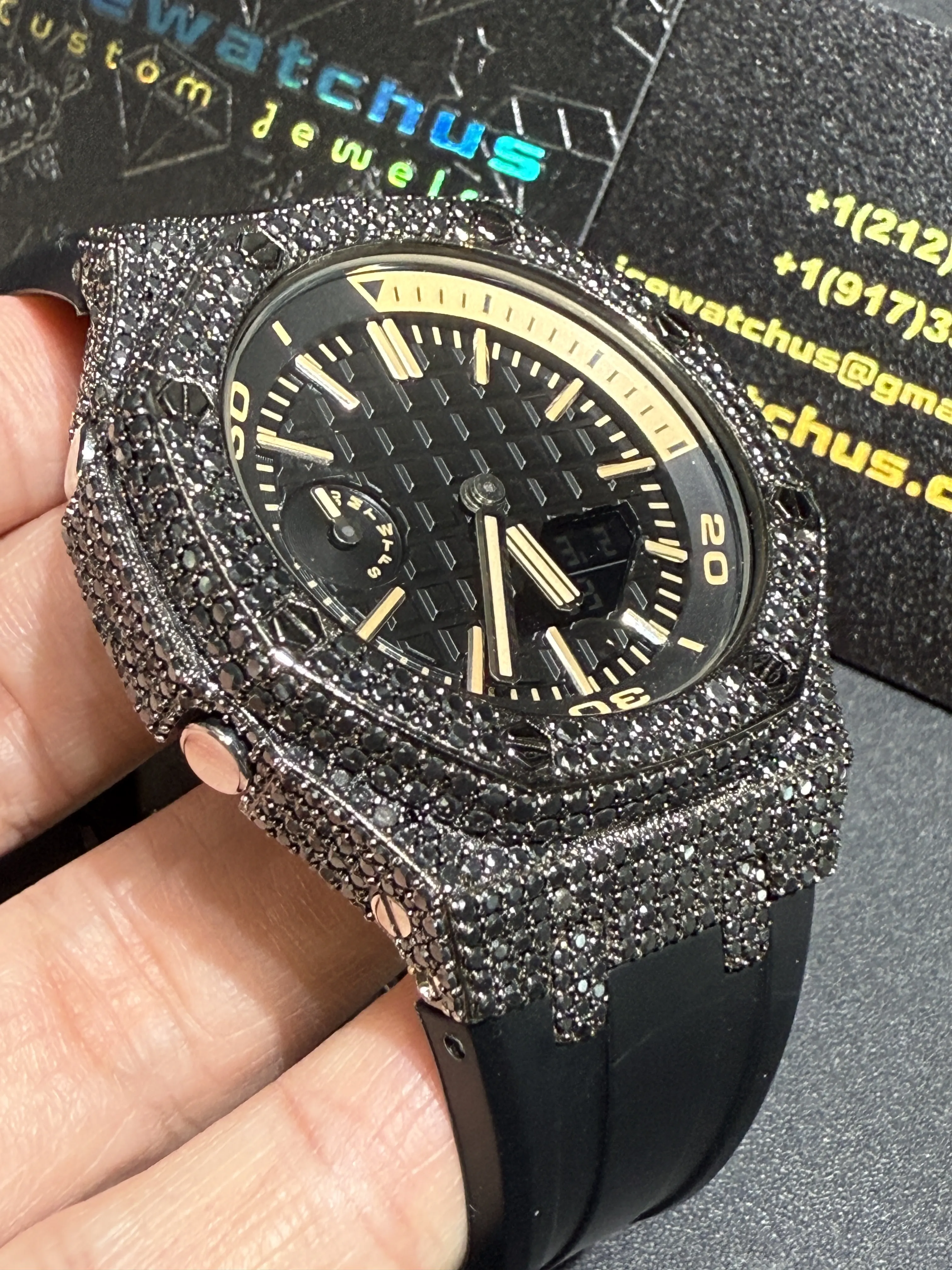 Independent Cushion Case Gunmetal Watch 0341 D405019803 — view 10