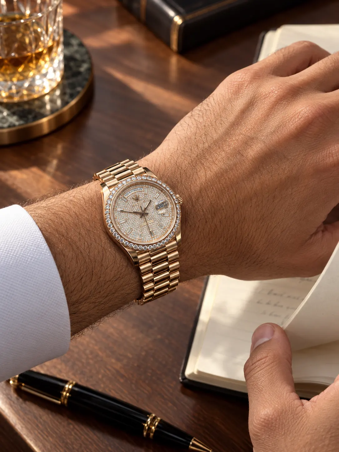 Rolex Day-Date Rose Gold-tone Watch 0398 D675019815