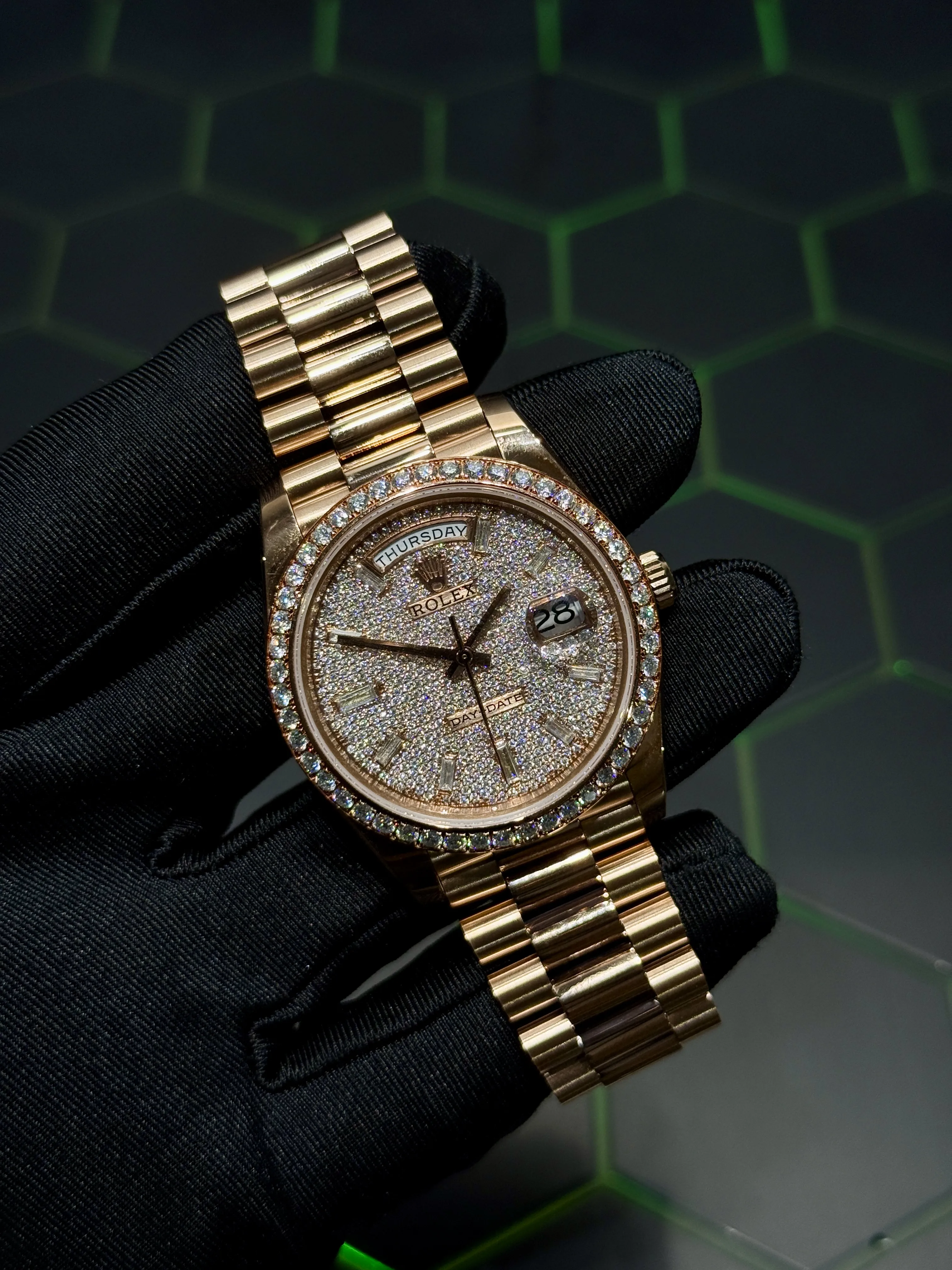 Rolex Day-Date Rose Gold-tone Watch 0398 D675019815 — view 2