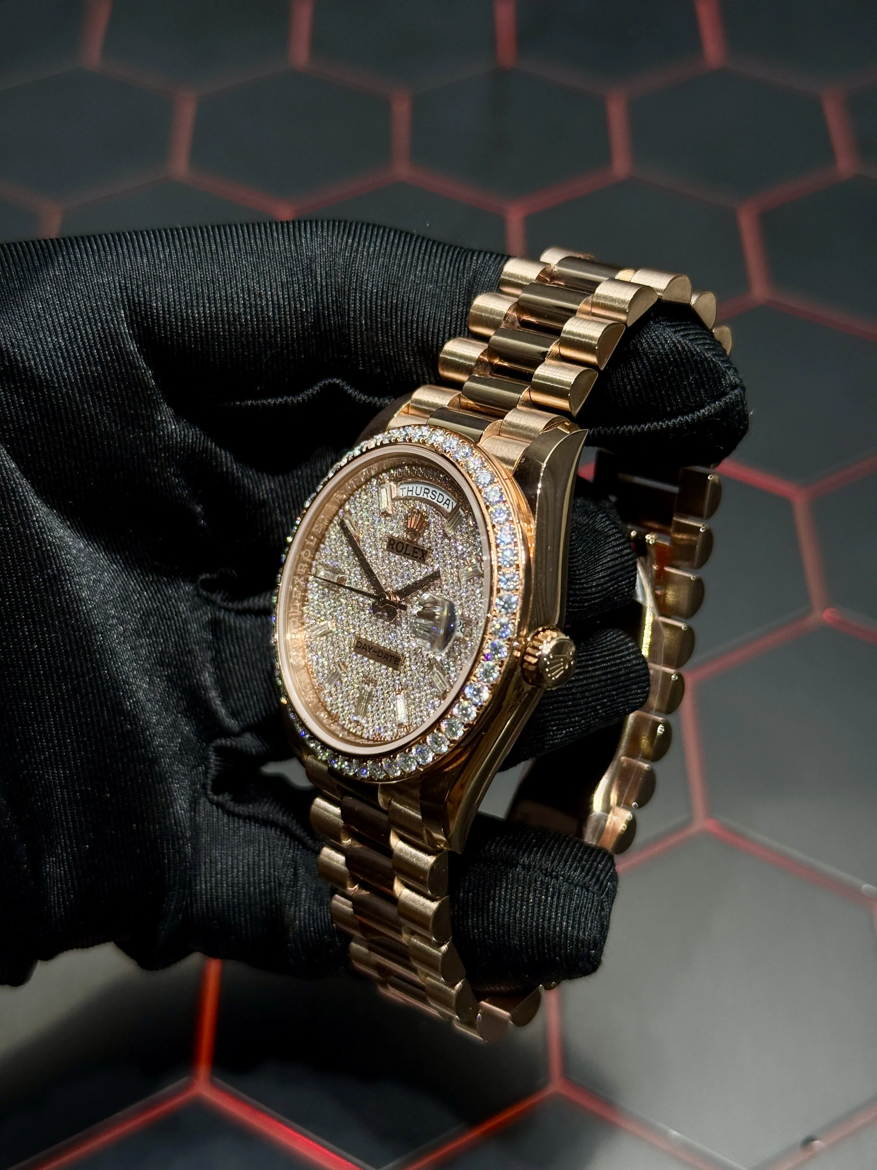 Rolex Day-Date Rose Gold-tone Watch 0398 D675019815 — view 4
