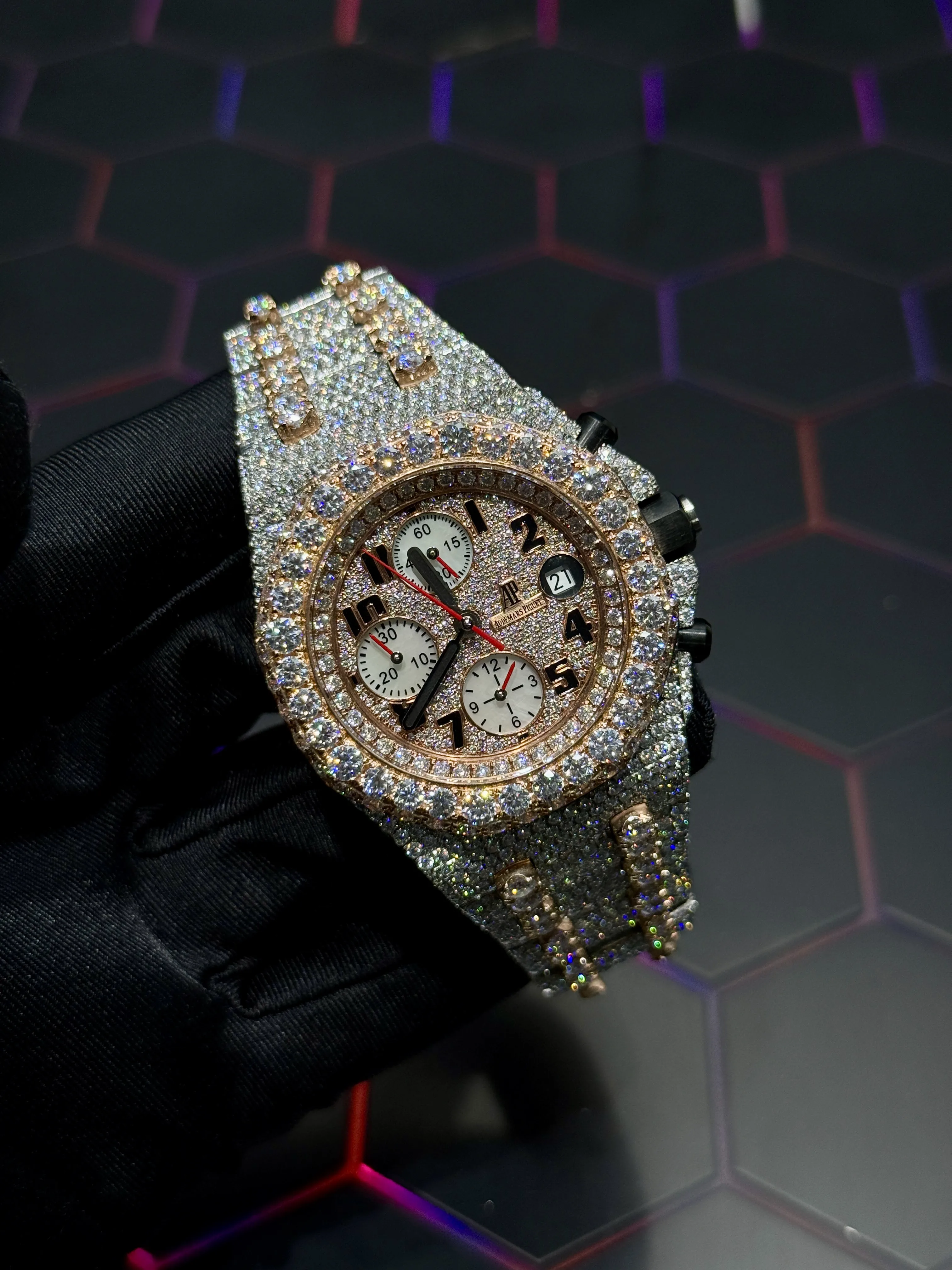 Audemars Piguet Royal Oak Offshore Chronograph Silver-tone Watch 0414 D1350019827 — view 2