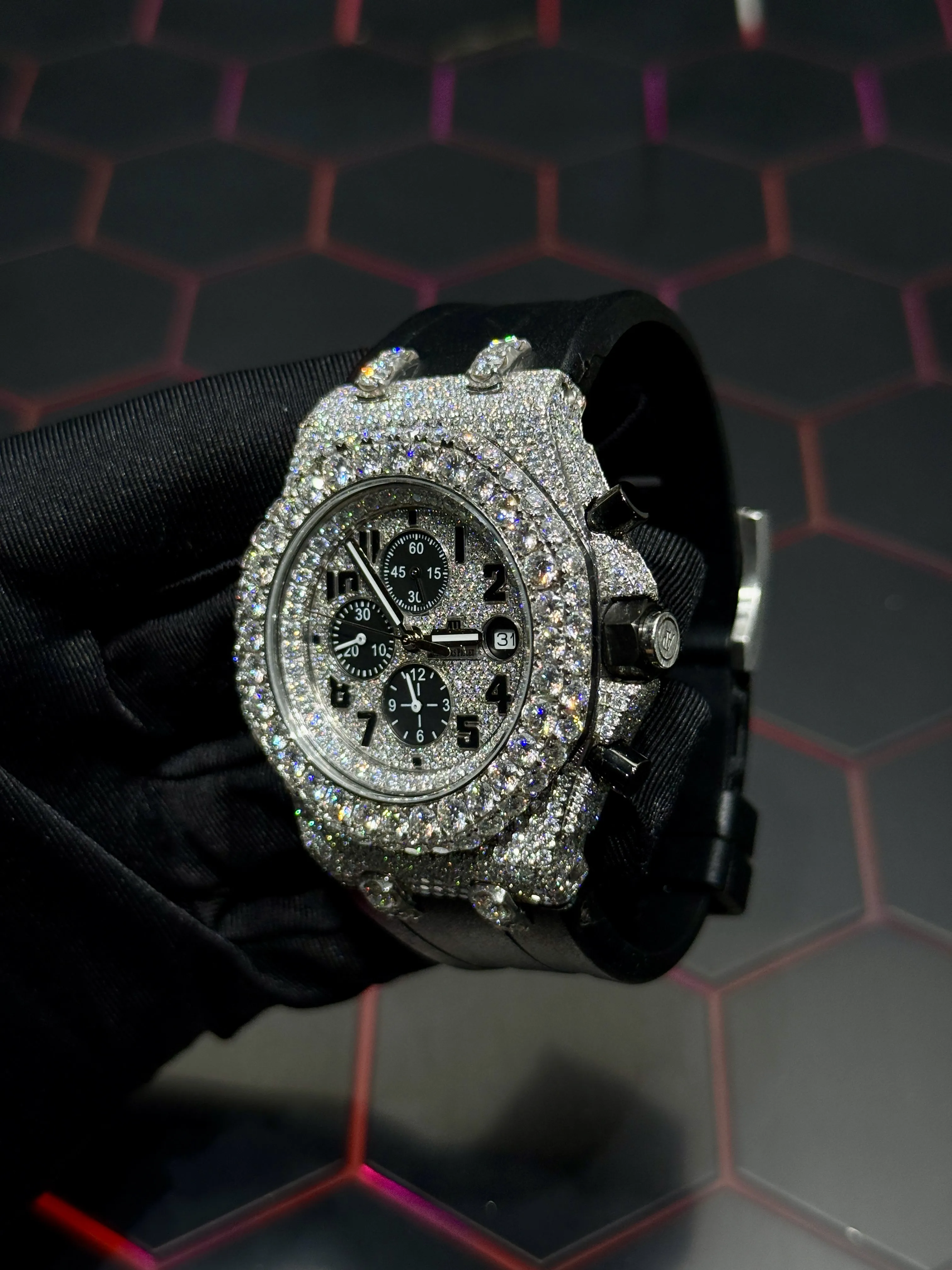Audemars Piguet Royal Oak Offshore Chronograph Silver-tone Watch 0415 D877519828 — view 4