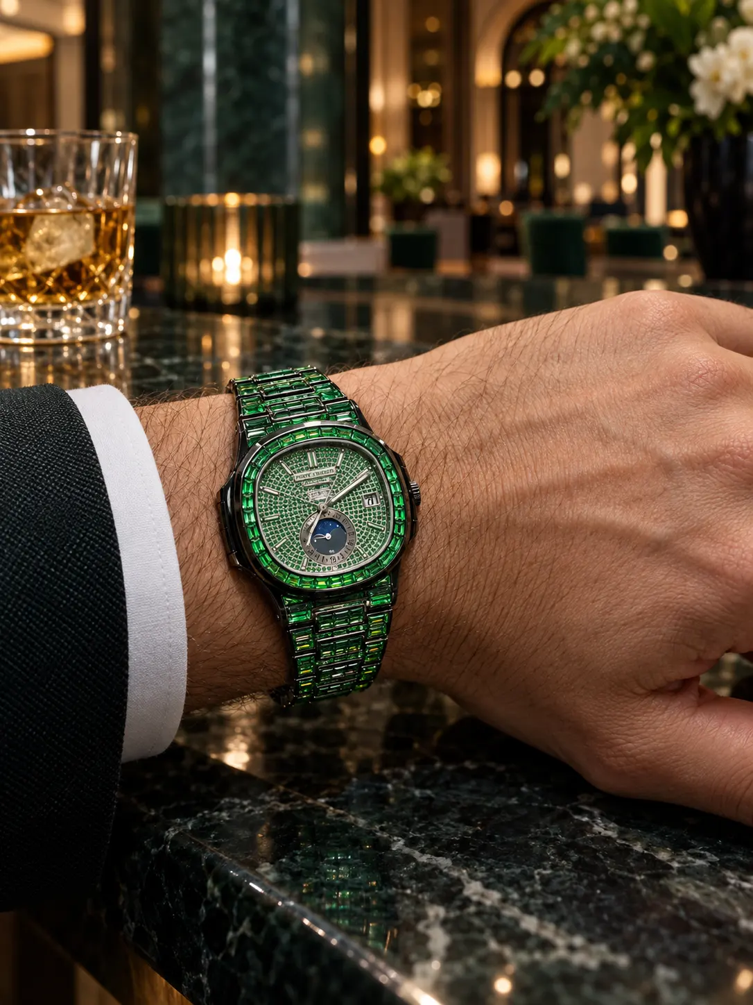 Patek Philippe Nautilus Complication Green Watch 0416 D2700019829