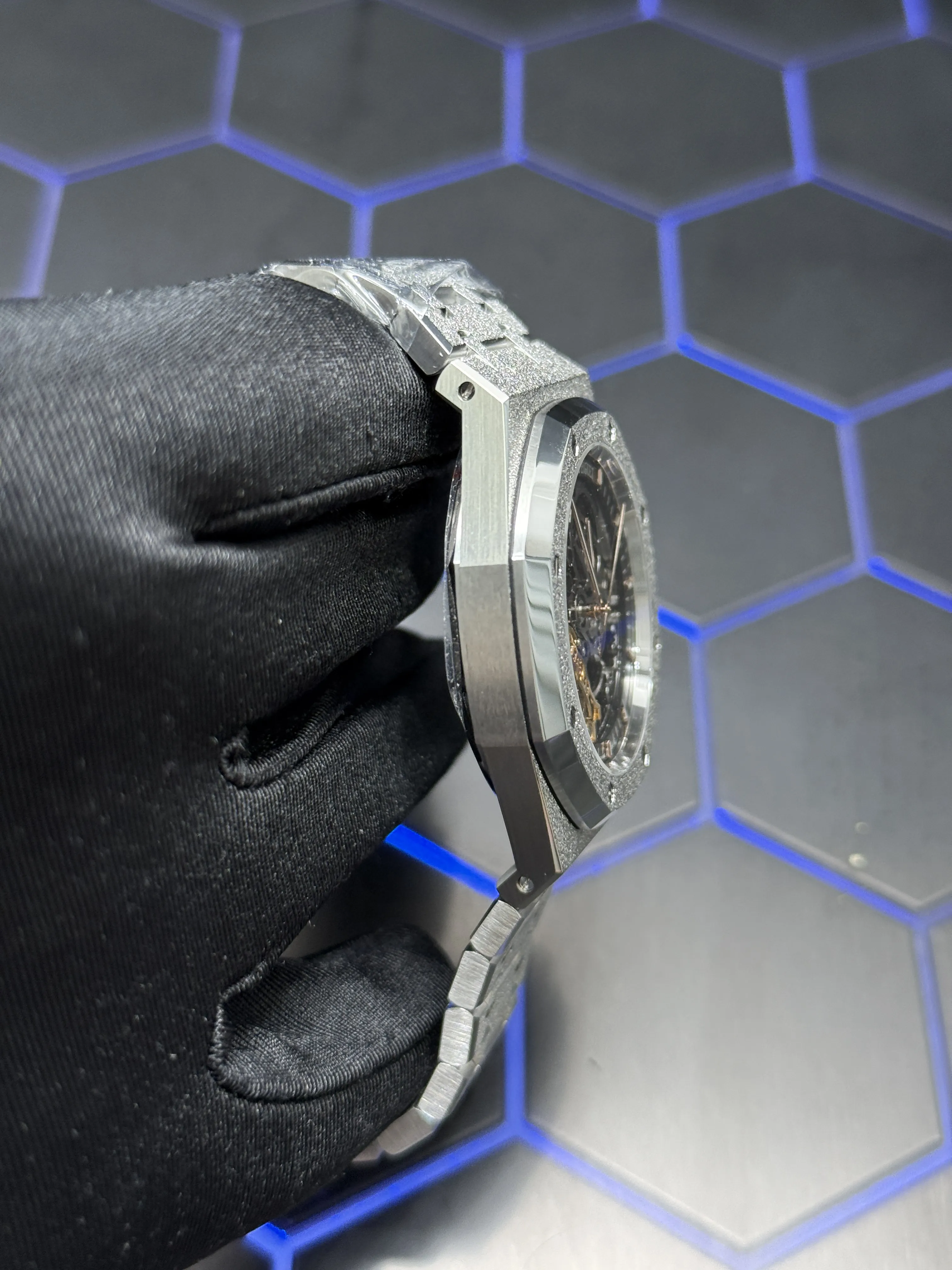 Audemars Piguet Royal Oak Openworked Silver-tone Watch 0429 D425319839 — view 4