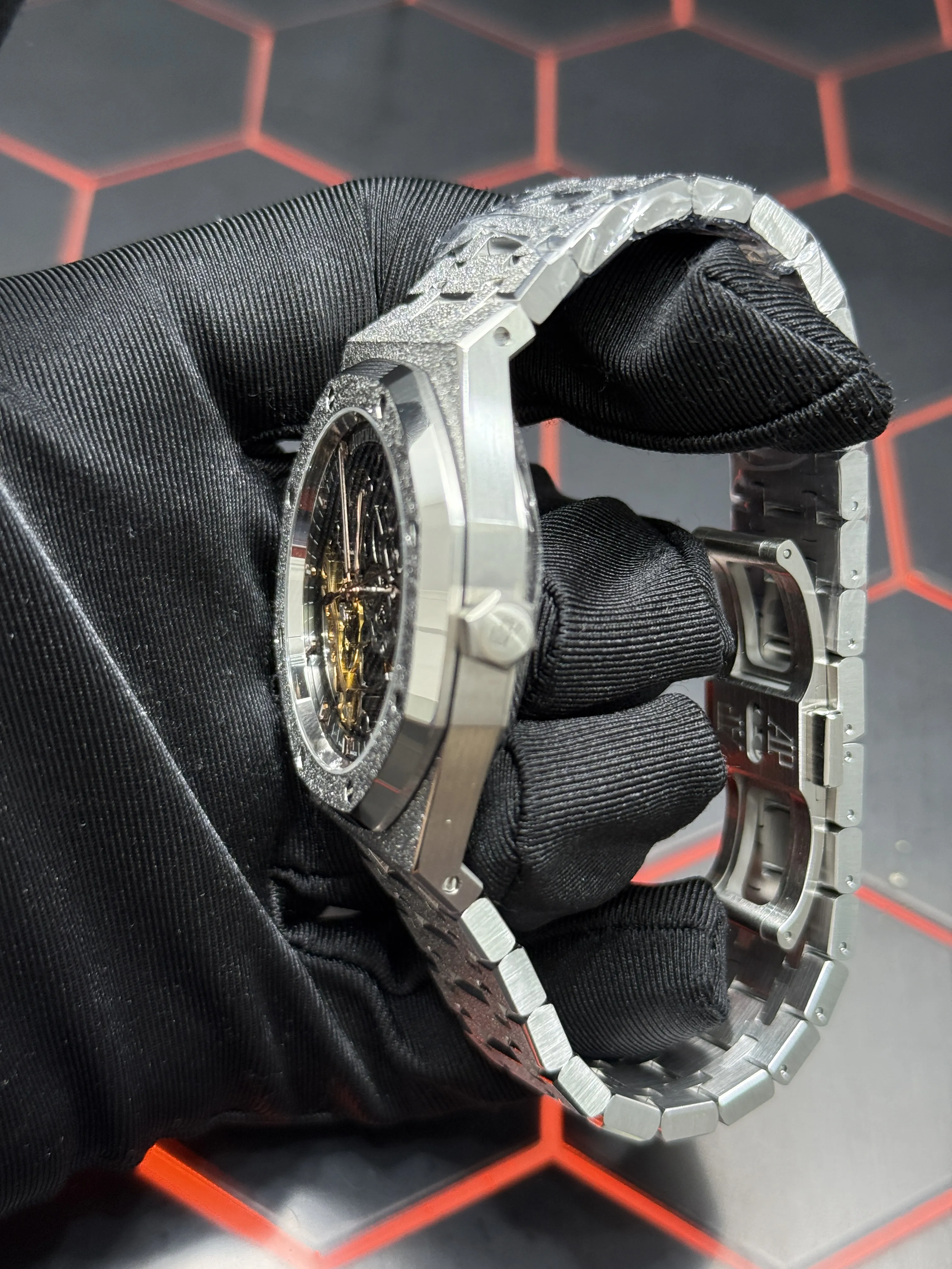 Audemars Piguet Royal Oak Openworked Silver-tone Watch 0429 D425319839 — view 6