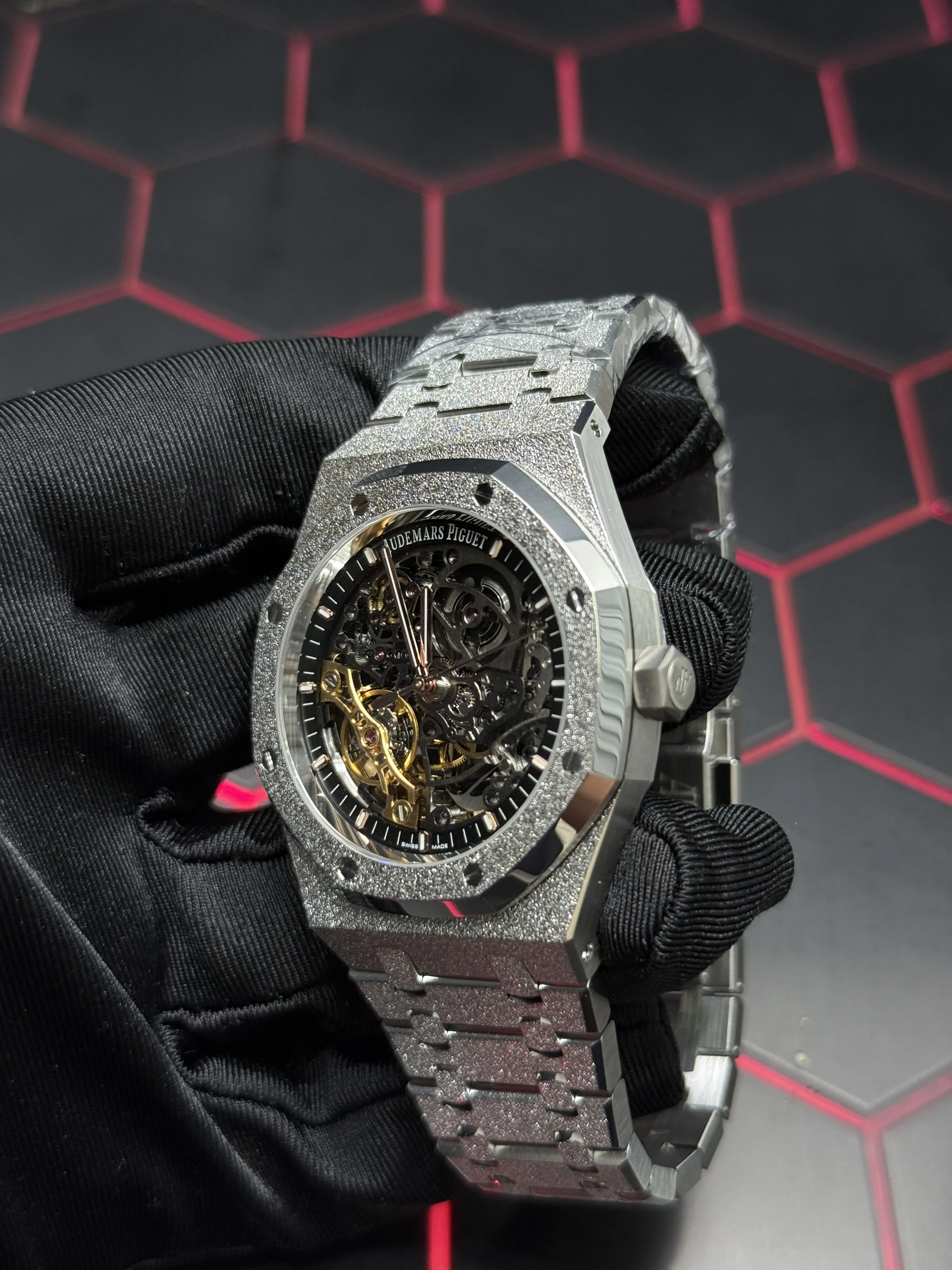 Audemars Piguet Royal Oak Openworked Silver-tone Watch 0429 D425319839 — view 11
