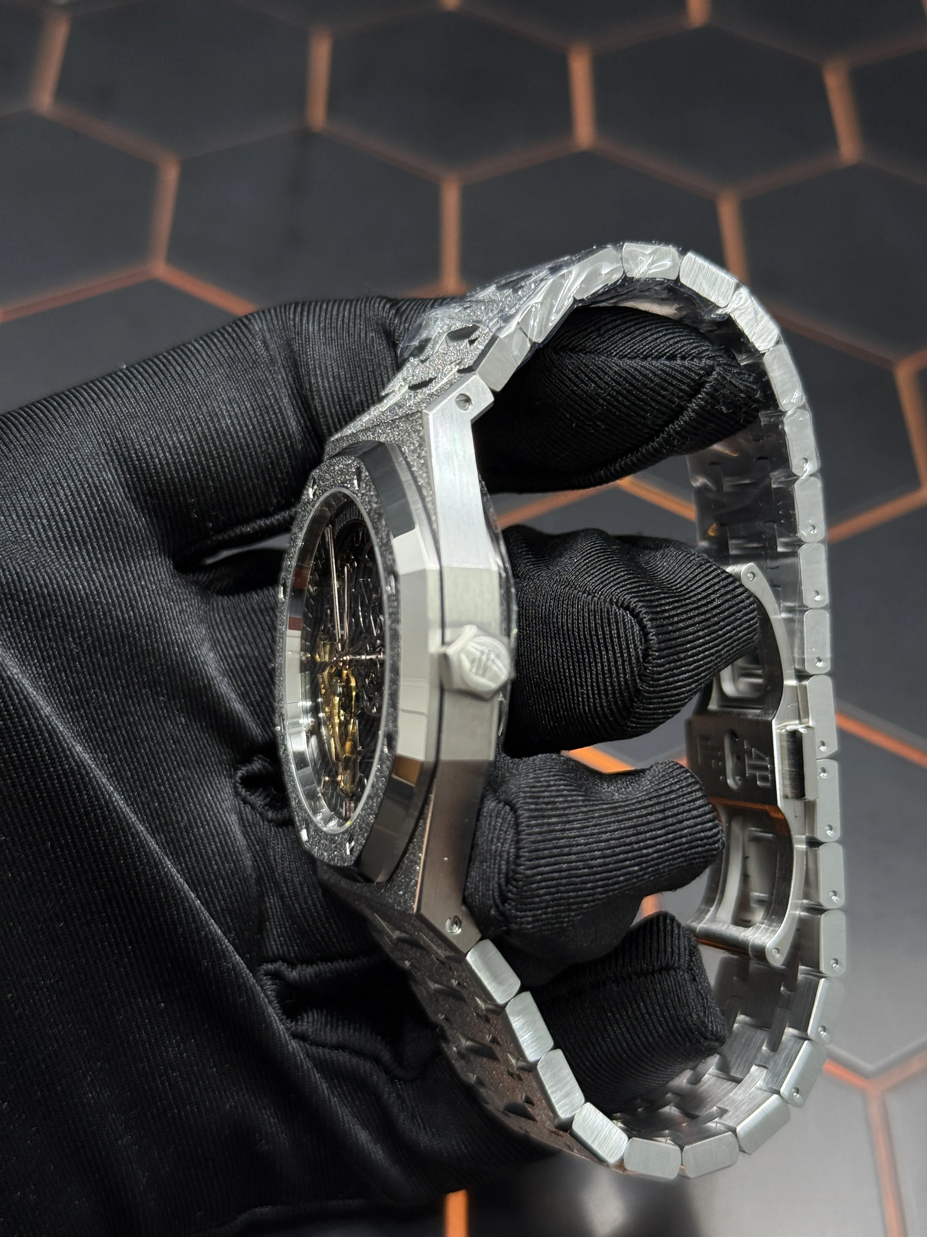 Audemars Piguet Royal Oak Openworked Silver-tone Watch 0429 D425319839 — view 12