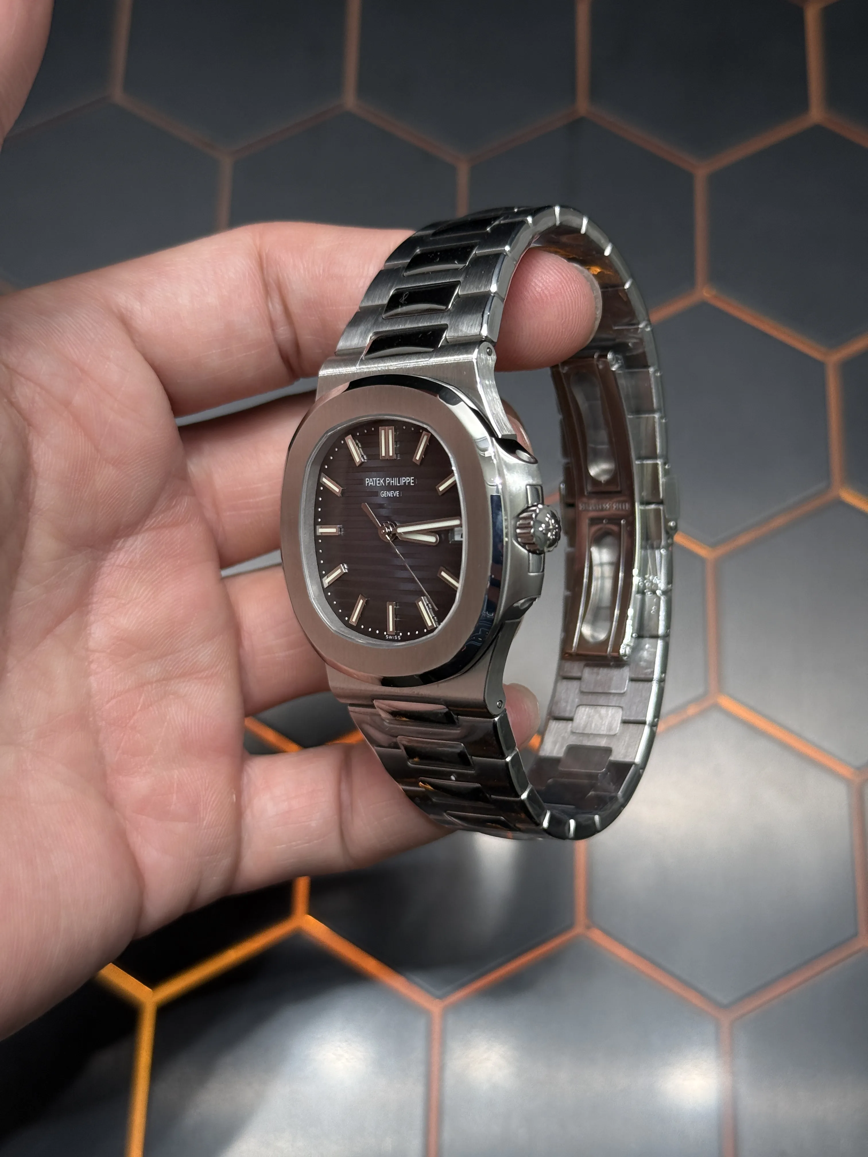 Patek Philippe Nautilus Silver-tone Watch 0435 D391519842 — view 4