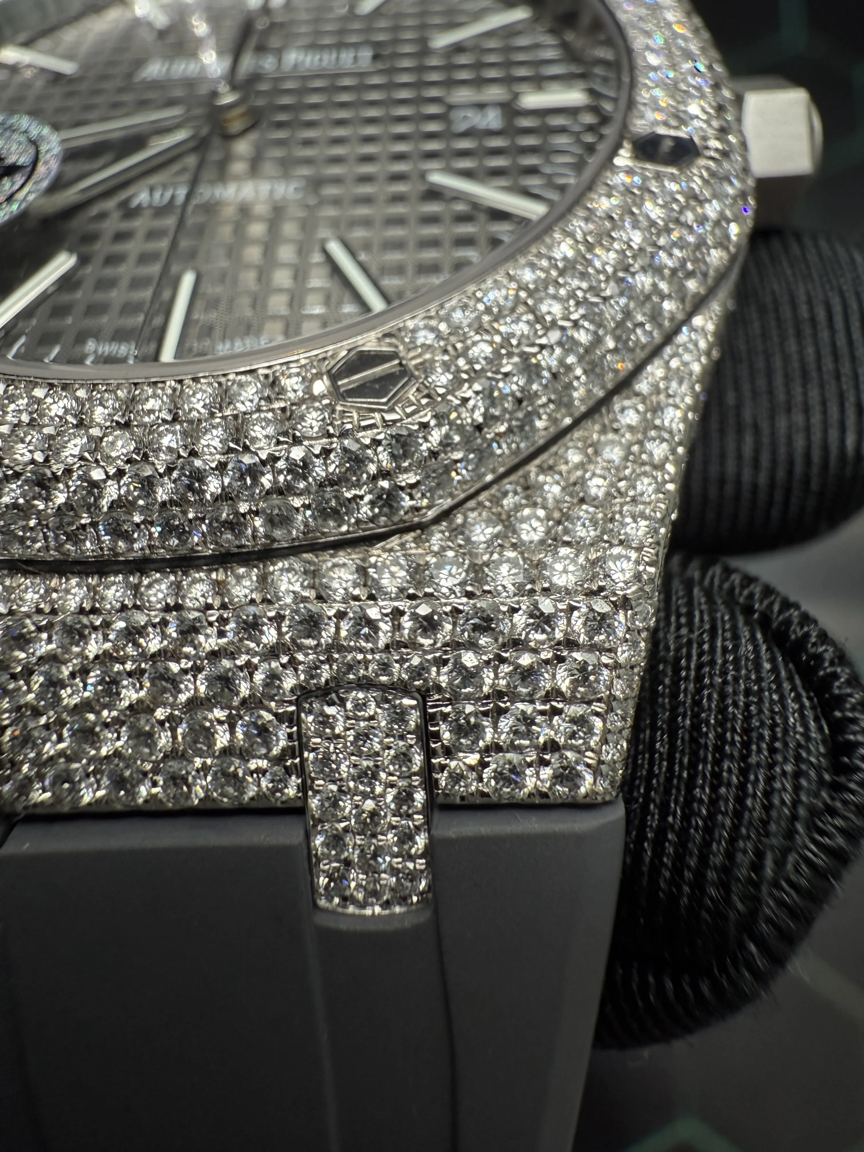 Audemars Piguet Royal Oak Open-Aperture Silver-tone Watch 0442 D1012519843 — view 9