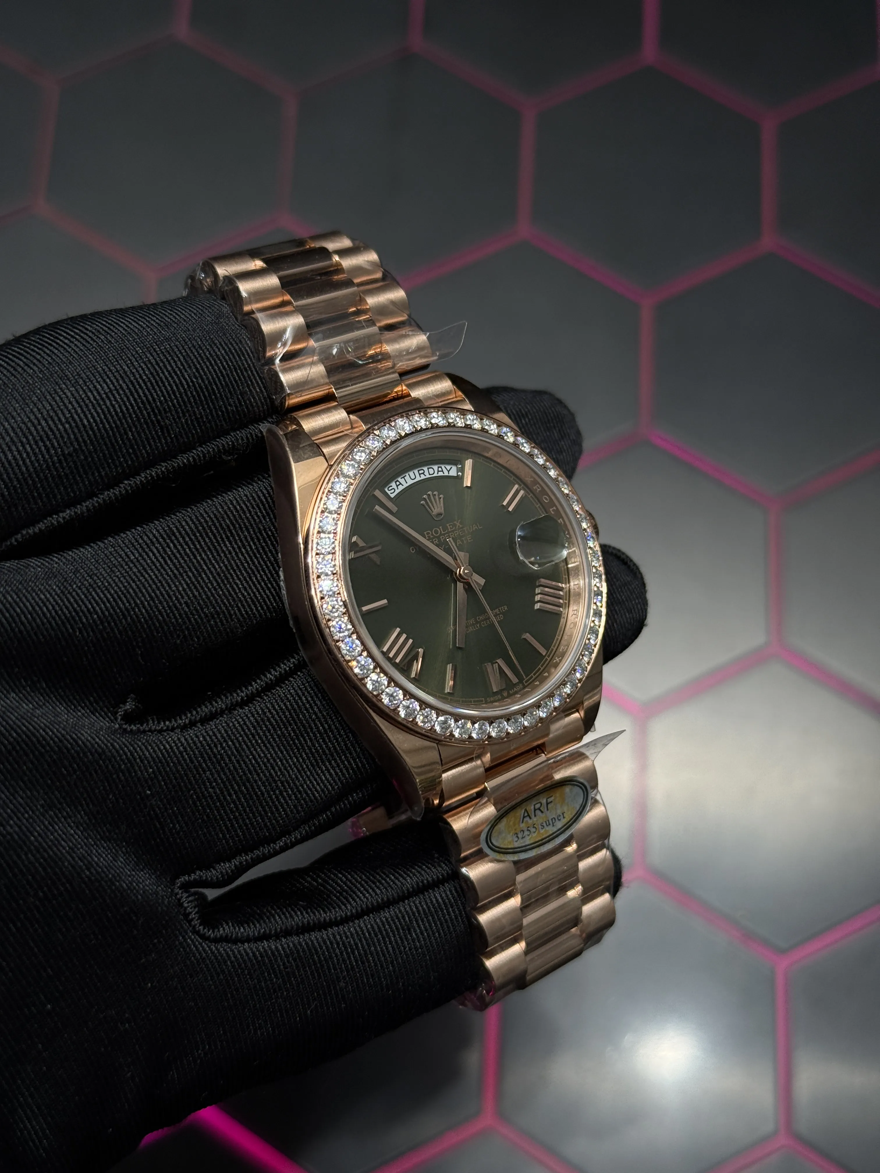 Rolex Day-Date Rose Gold-tone Watch 0444 D607519845 — view 3