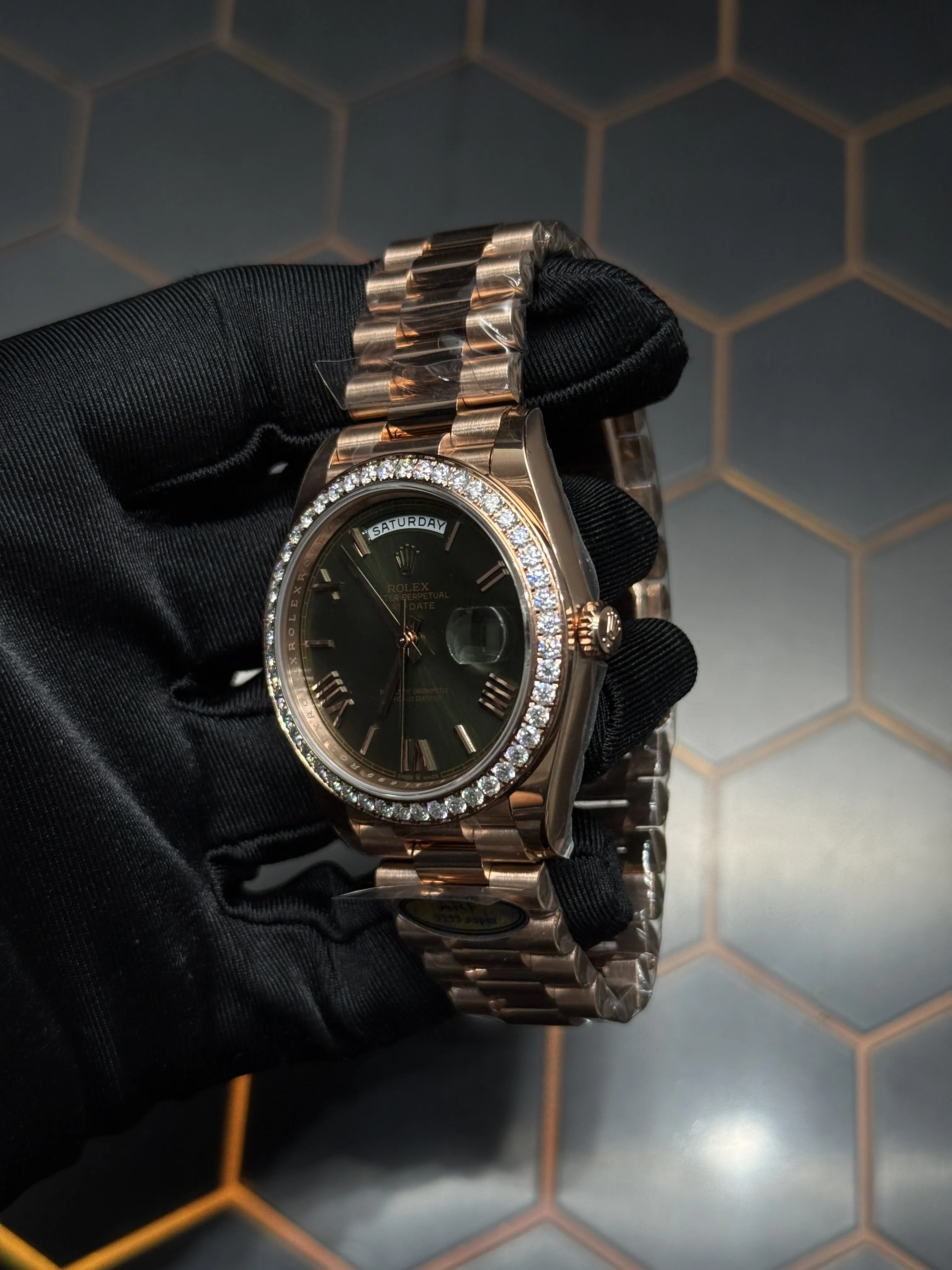 Rolex Day-Date Rose Gold-tone Watch 0444 D607519845 — view 4