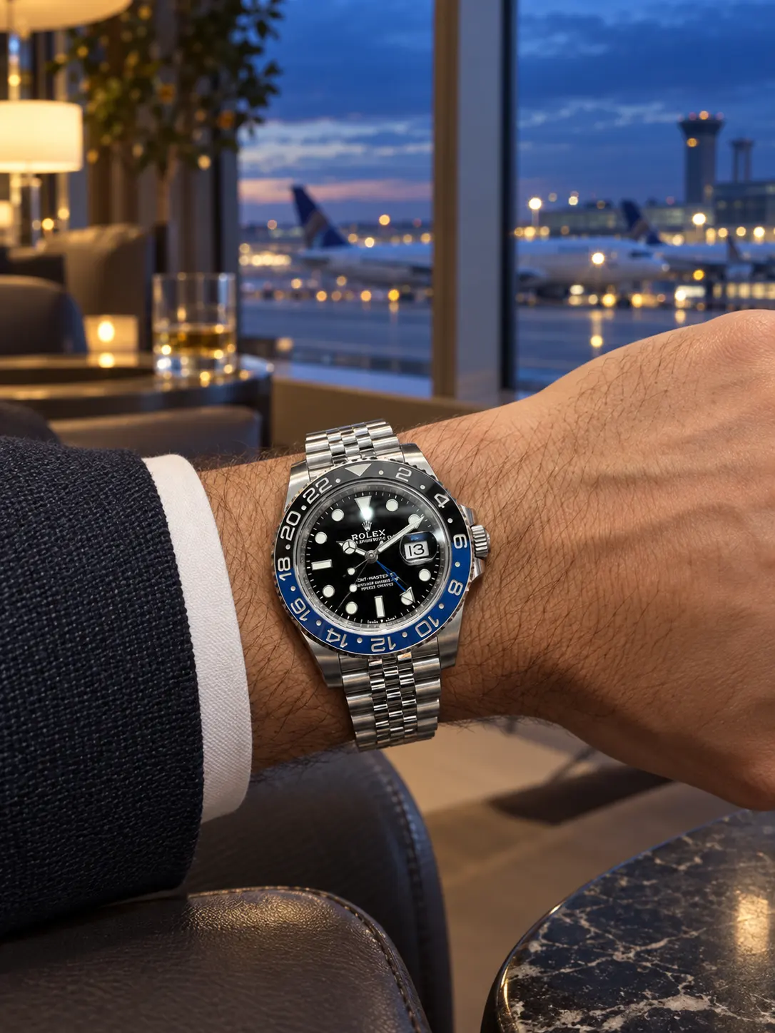 Rolex GMT-Master II Silver-tone Watch 0447 D459019846