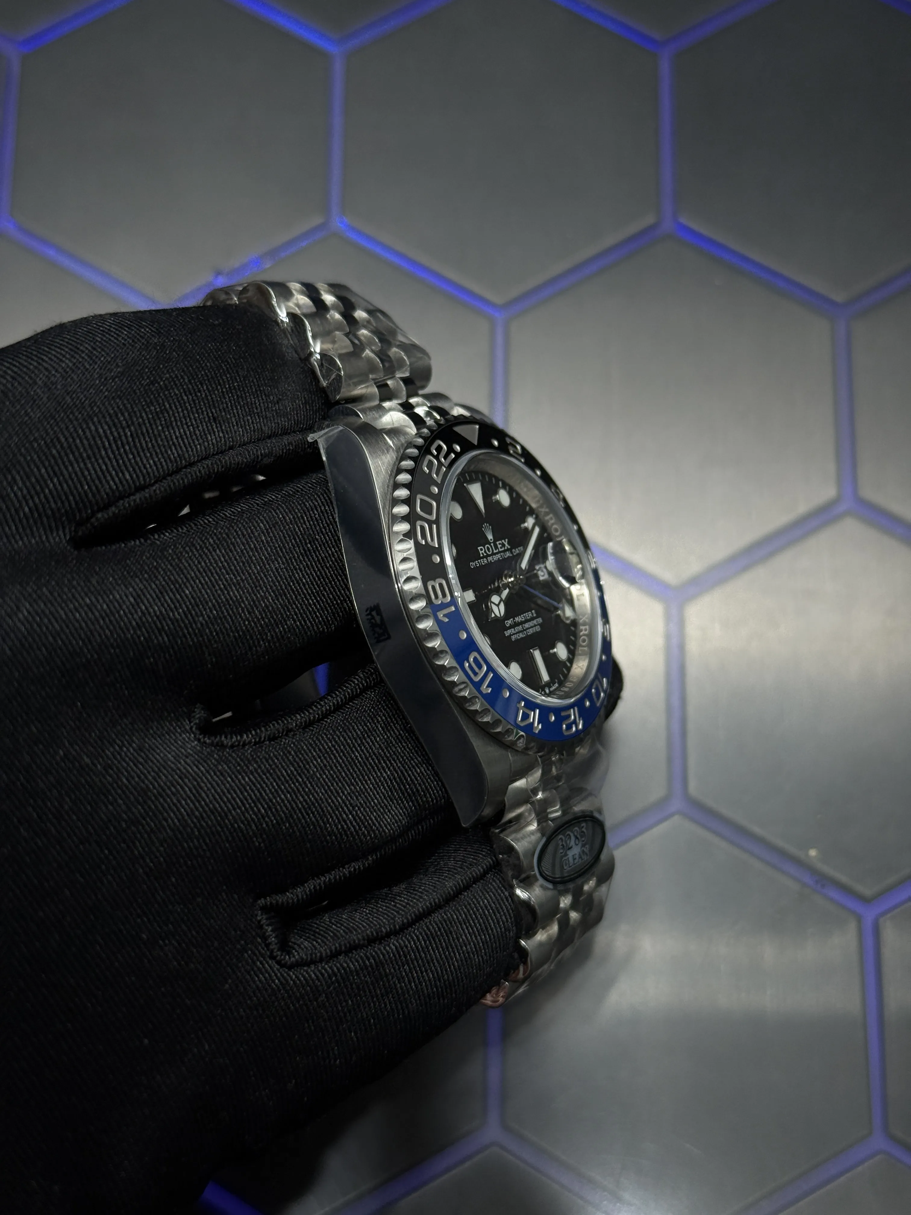 Rolex GMT-Master II Silver-tone Watch 0447 D459019846 — view 3