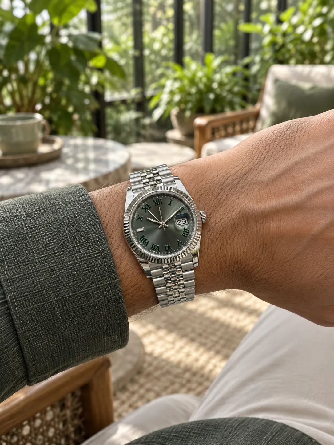Rolex Datejust Silver-tone Watch 0448 D391519847