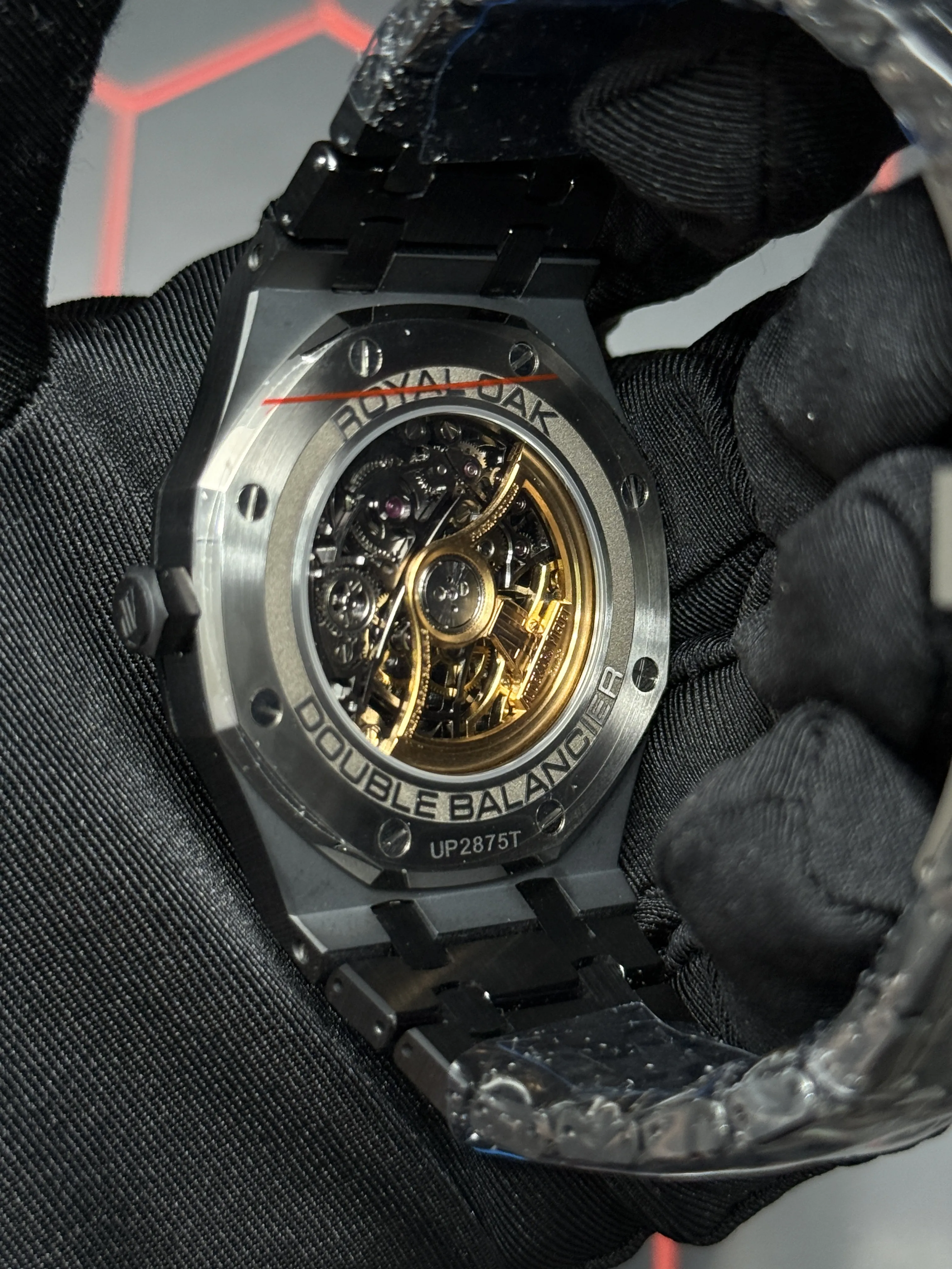Audemars Piguet Royal Oak Openworked Black Watch 0451 D486019848 — view 7
