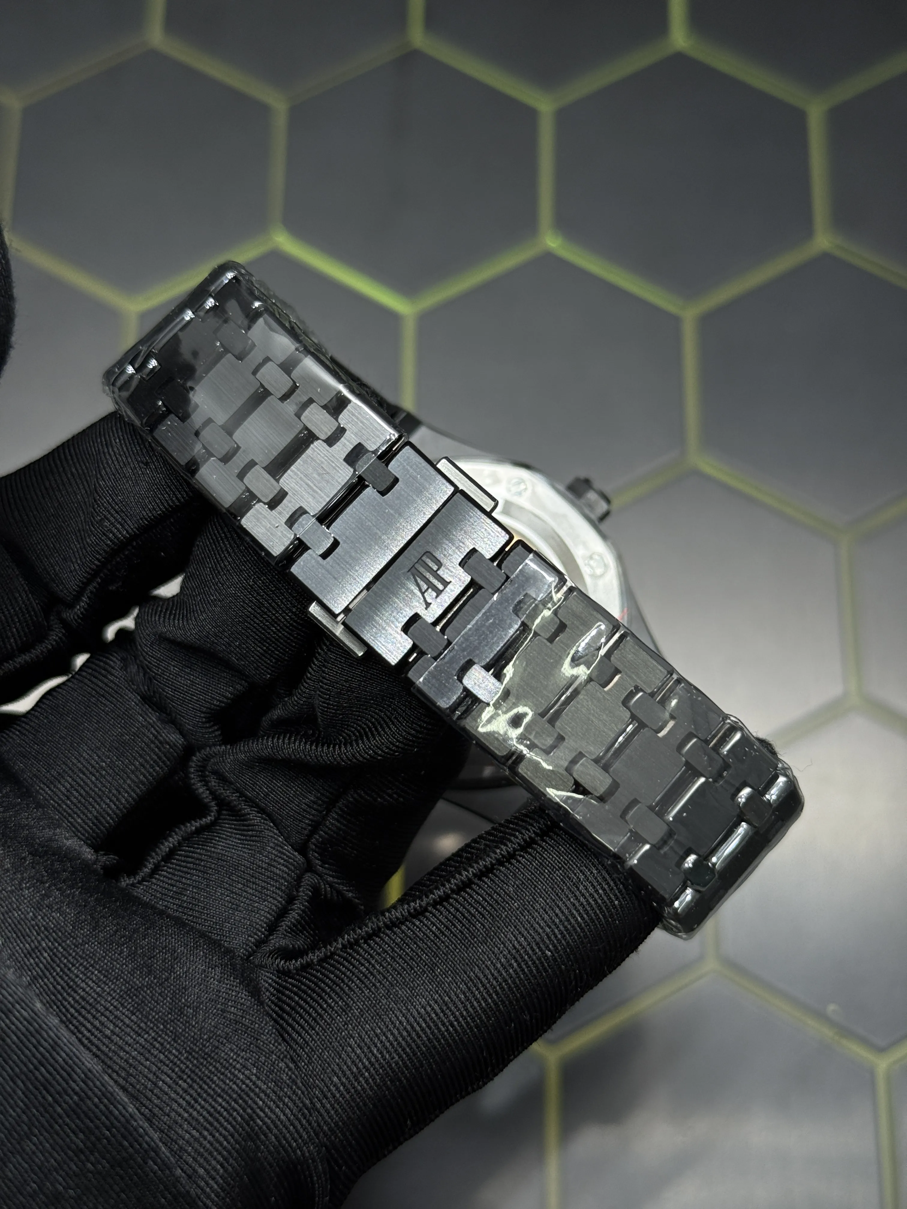 Audemars Piguet Royal Oak Openworked Black Watch 0451 D486019848 — view 8