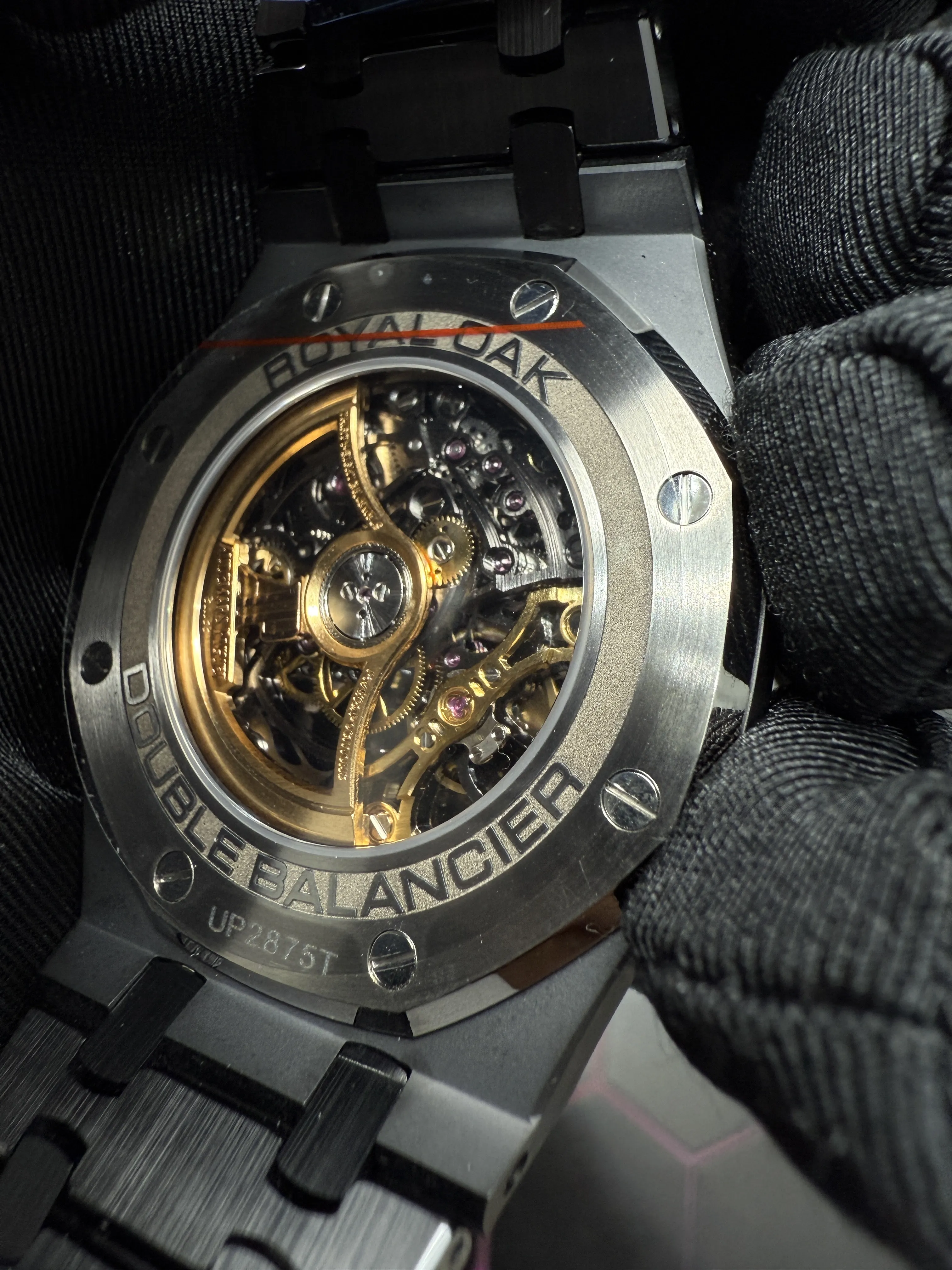 Audemars Piguet Royal Oak Openworked Black Watch 0451 D486019848 — view 12