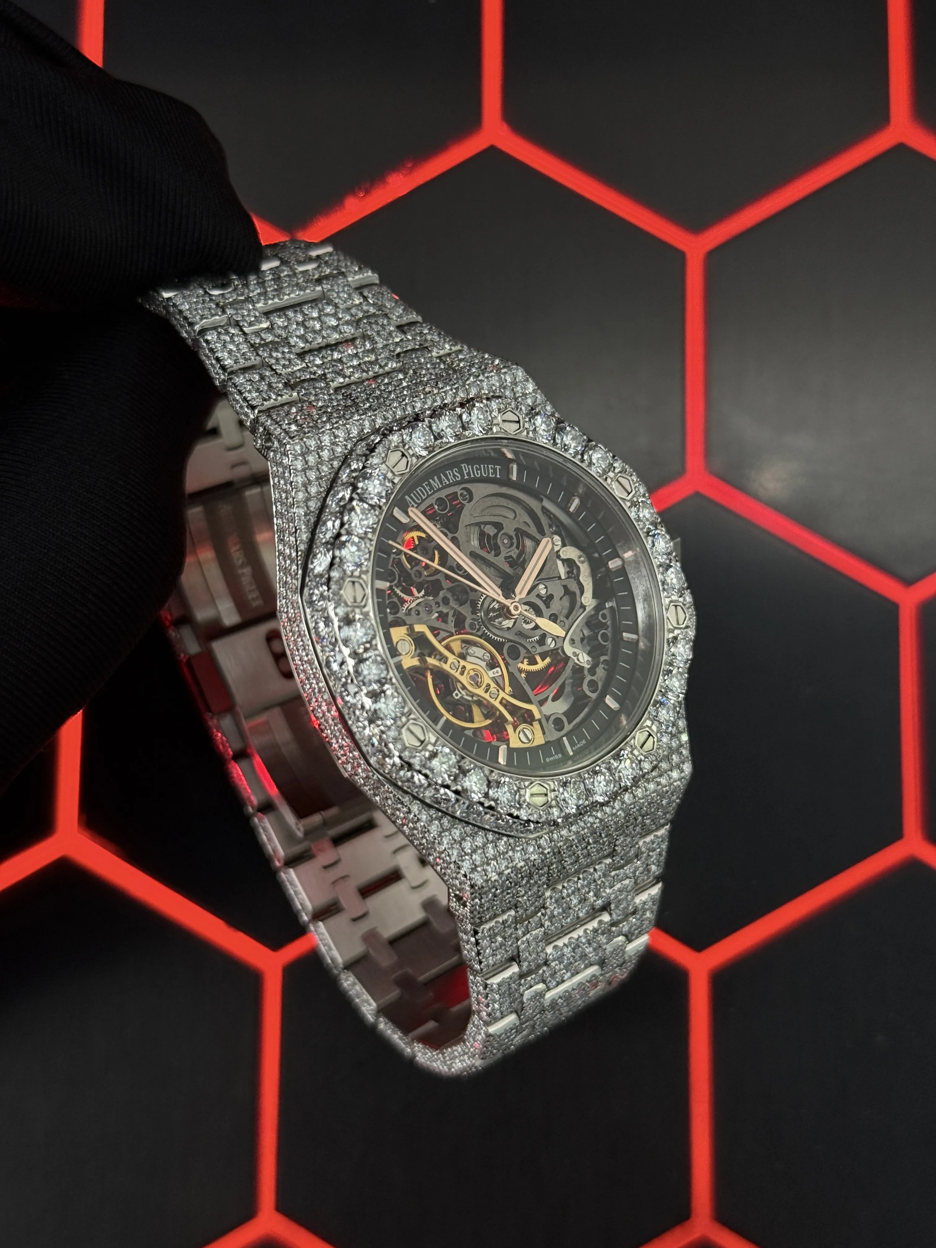 Audemars Piguet Royal Oak Openworked Silver-tone Watch 0468 D1350019853 — view 3