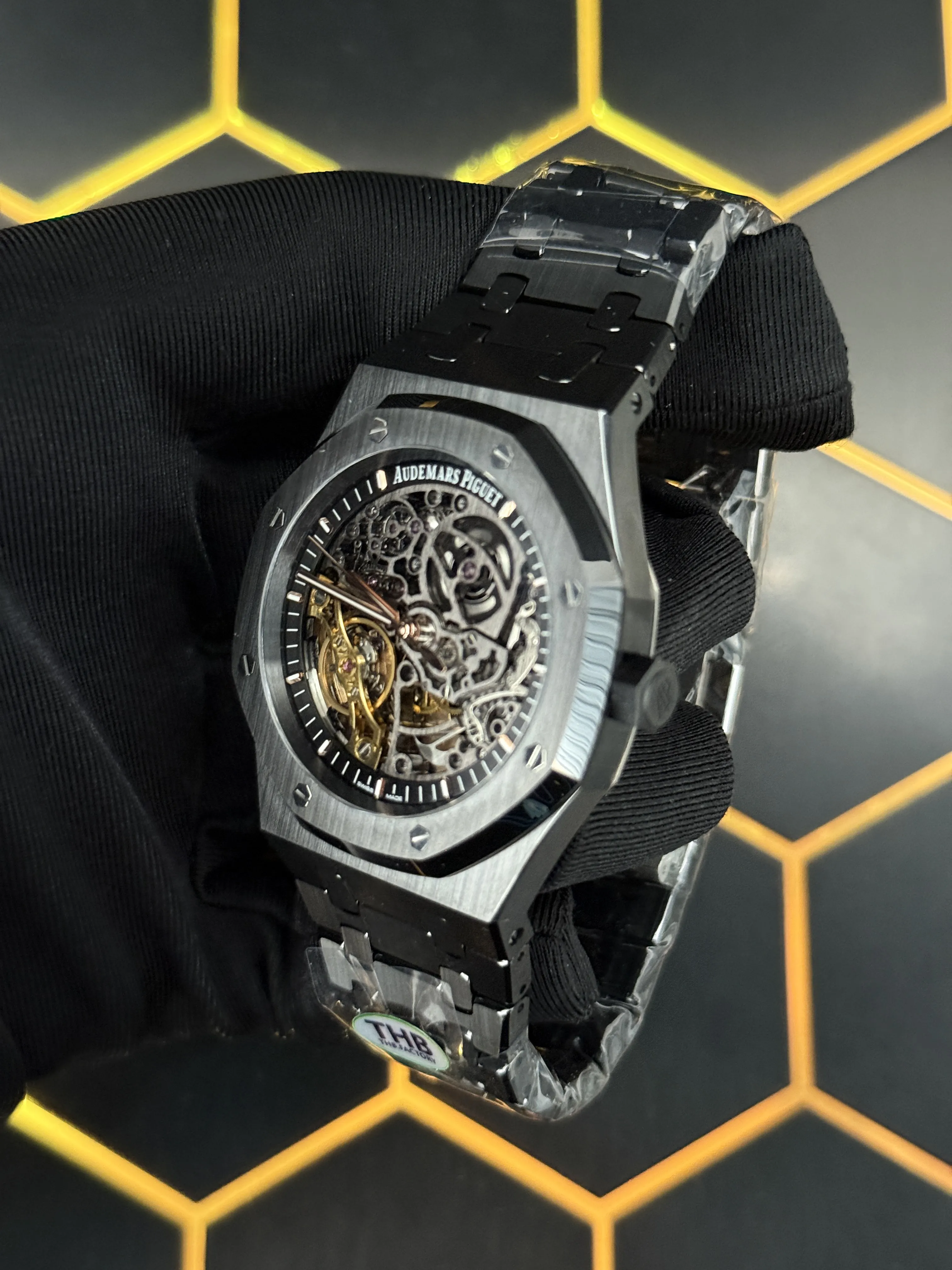 Audemars Piguet Royal Oak Openworked Black Watch 0473 D526519855 — view 4