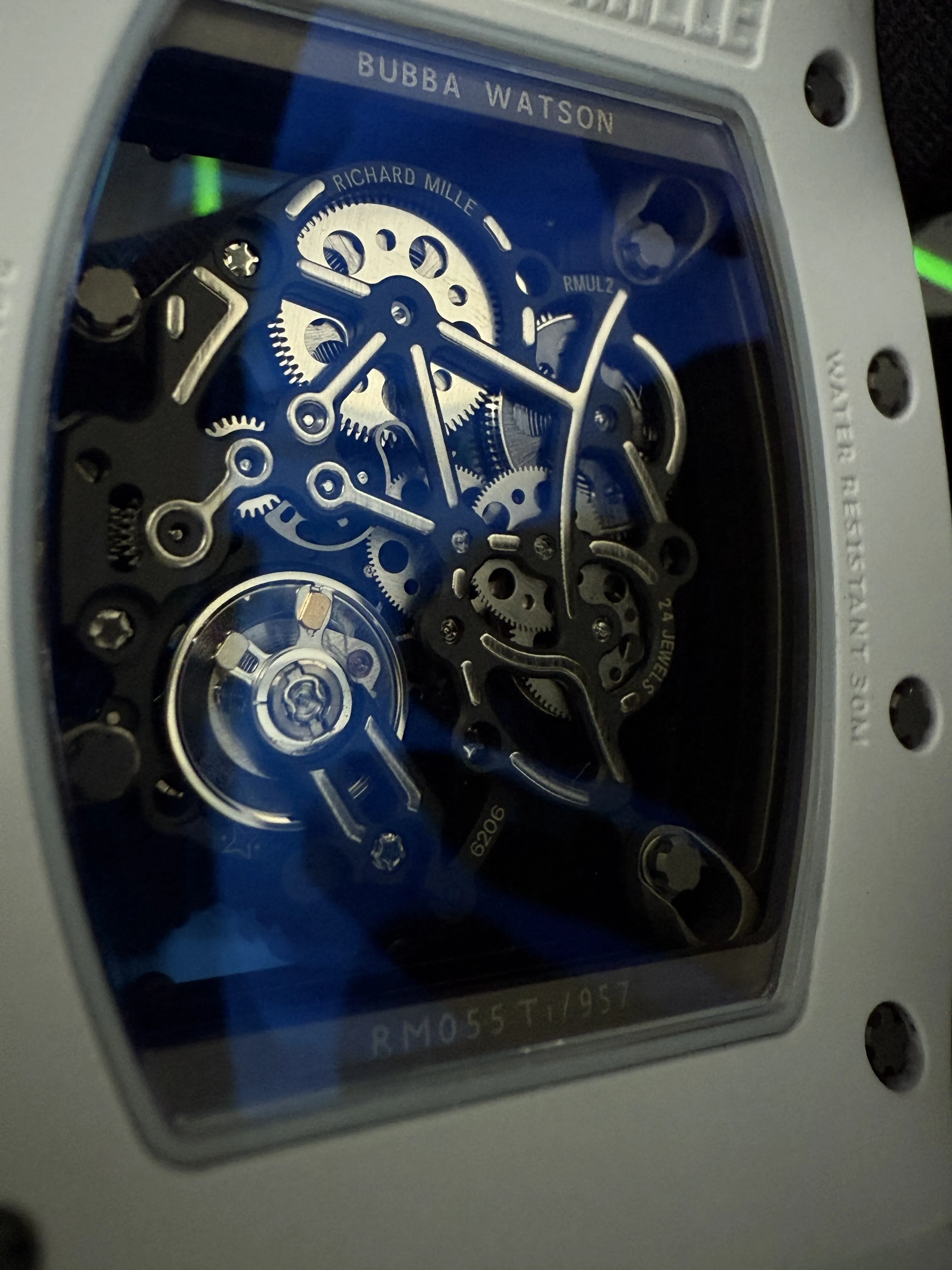 Richard Mille Tonneau Skeleton White Watch 0480 D621019856 — view 10